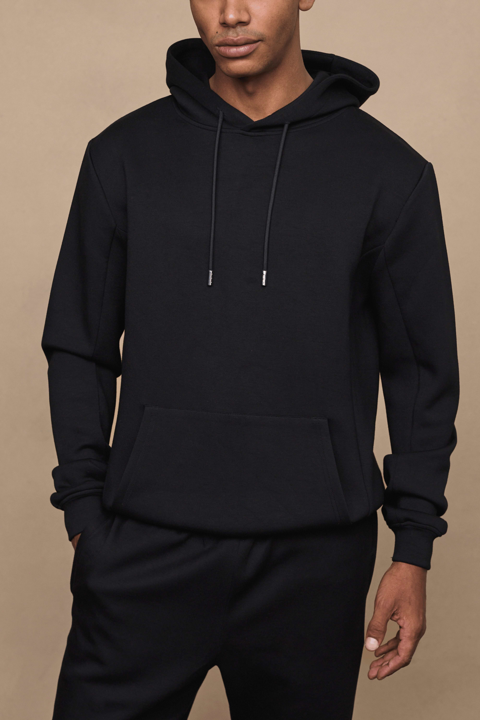 Luxe Hoodie - Schwarz
