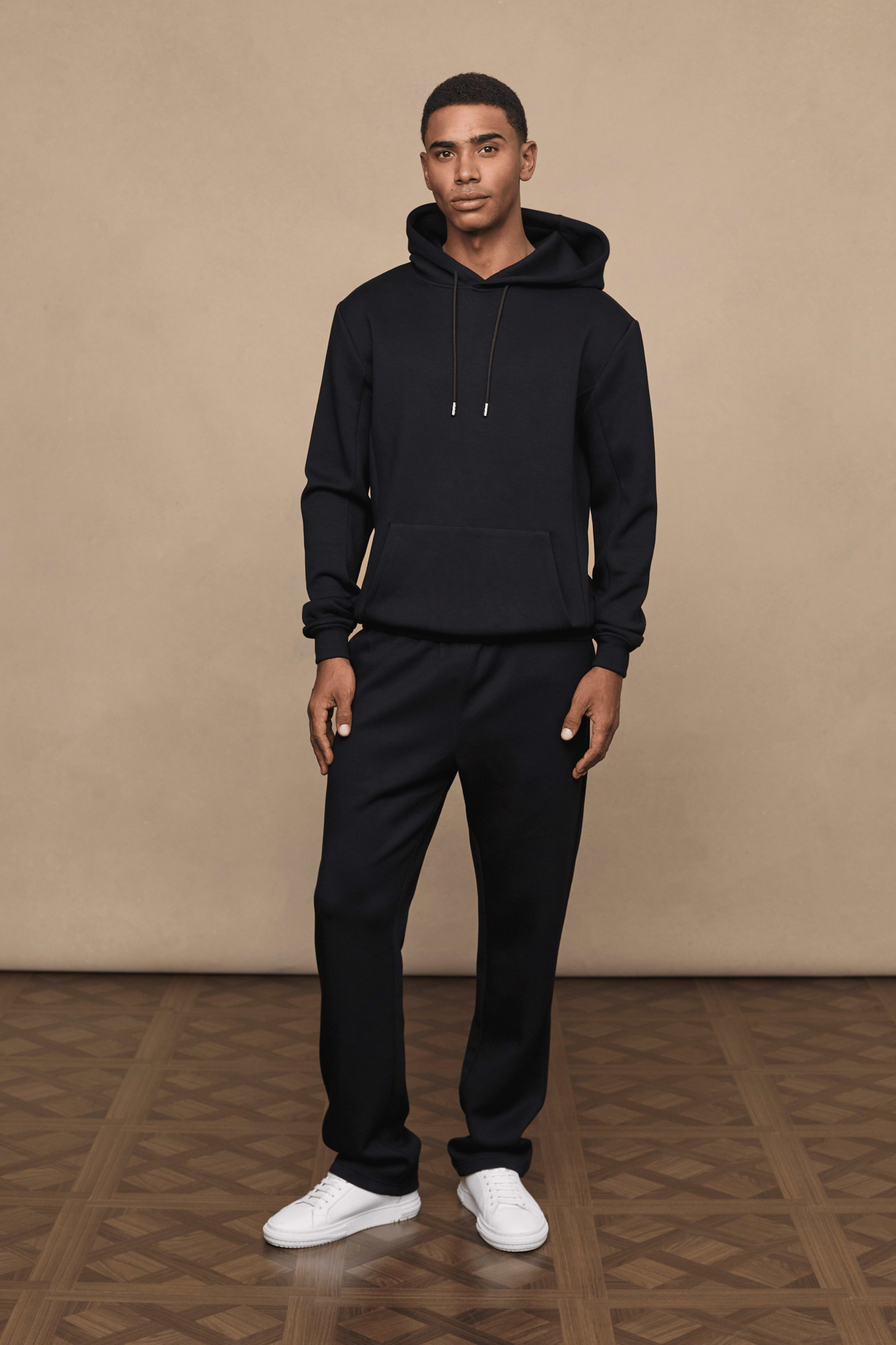 Luxe Straight Leg Jogger - Black