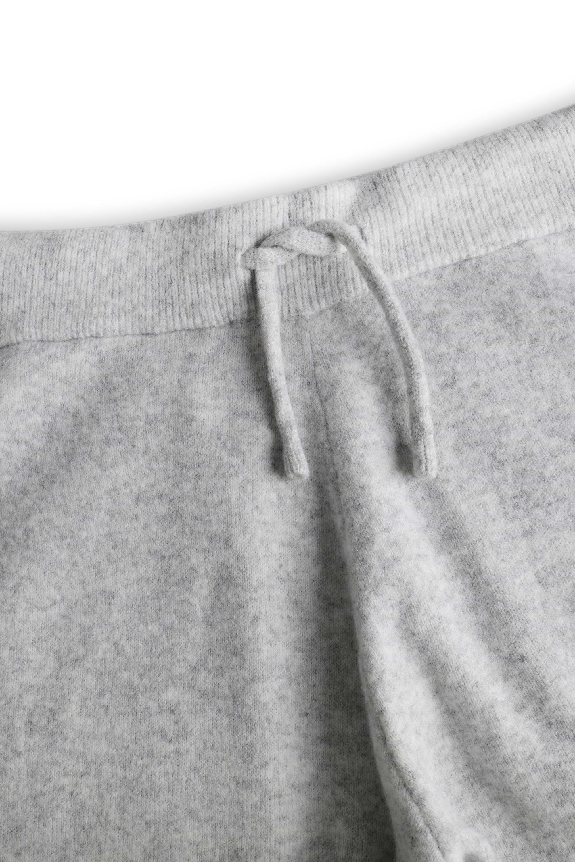 Otto Knitted Trousers - Grey Marl