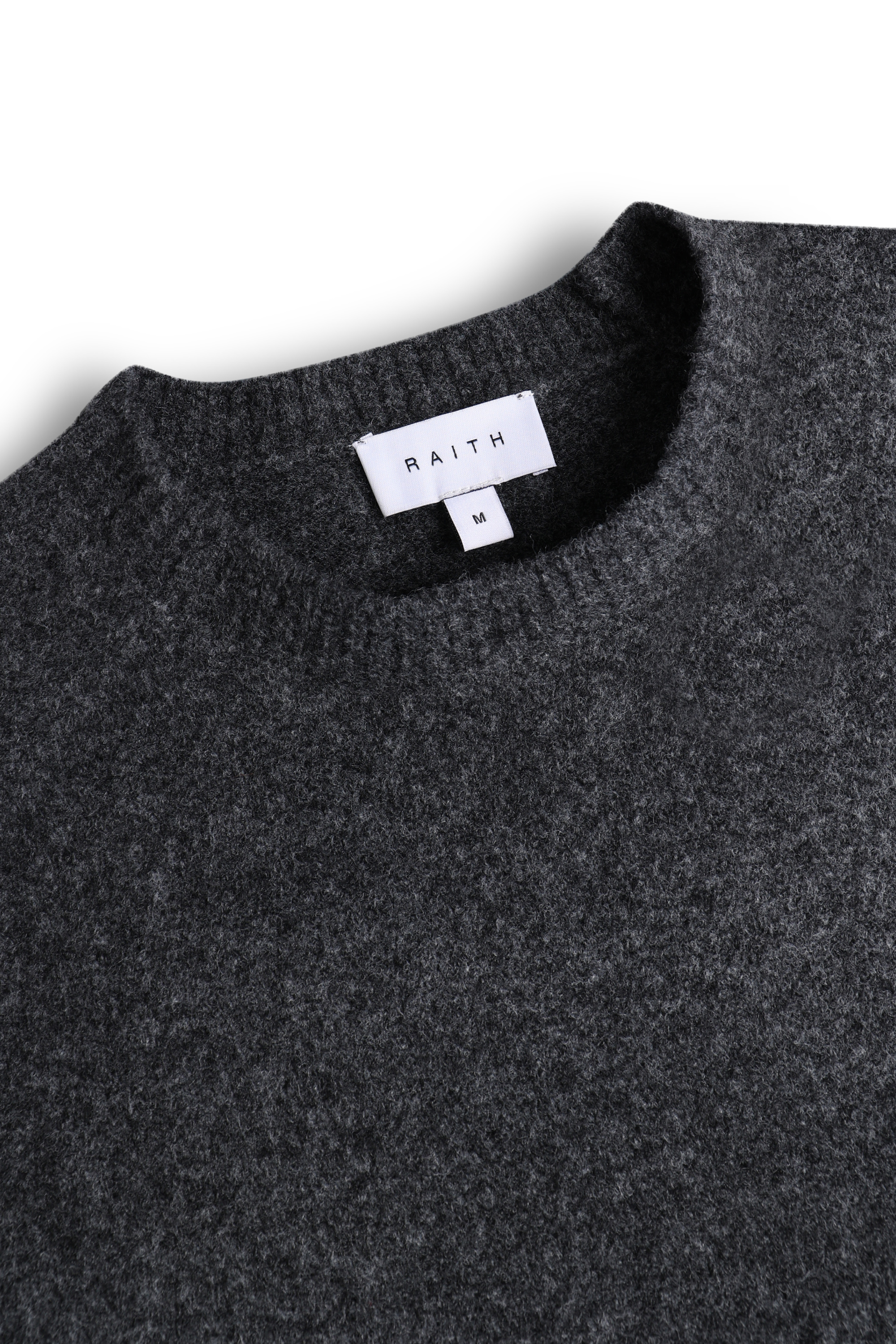 Mikkel Speckled Crew Neck Jumper - Charcoal Marl