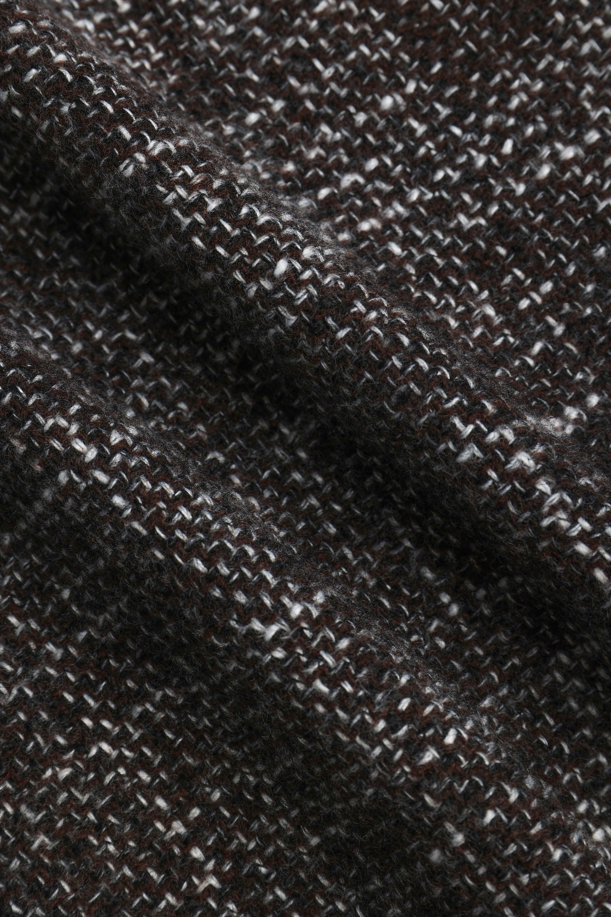 Vincent Tweed Overshirt - Brown Multi