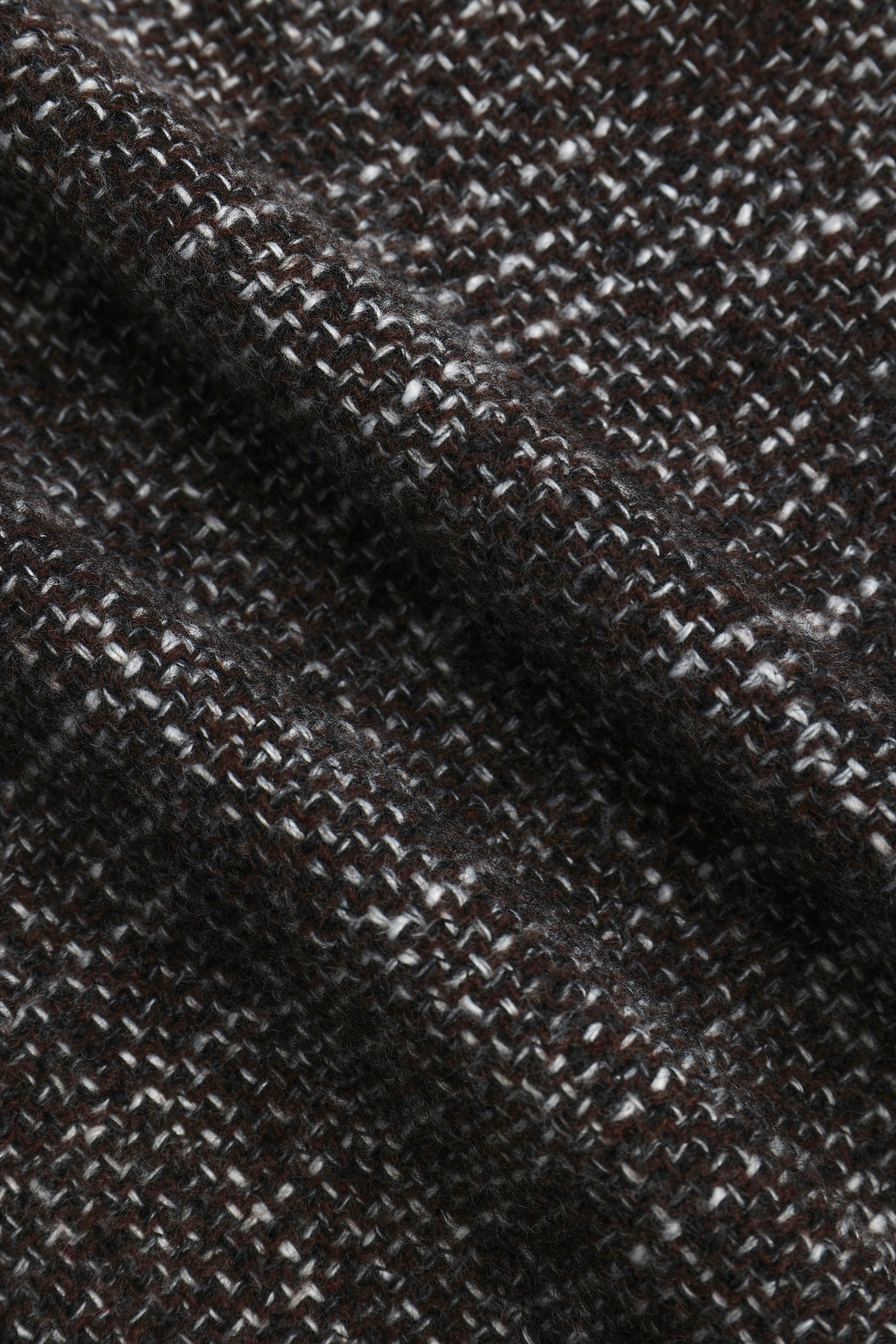 Vincent Tweed Overshirt - Brown Multi