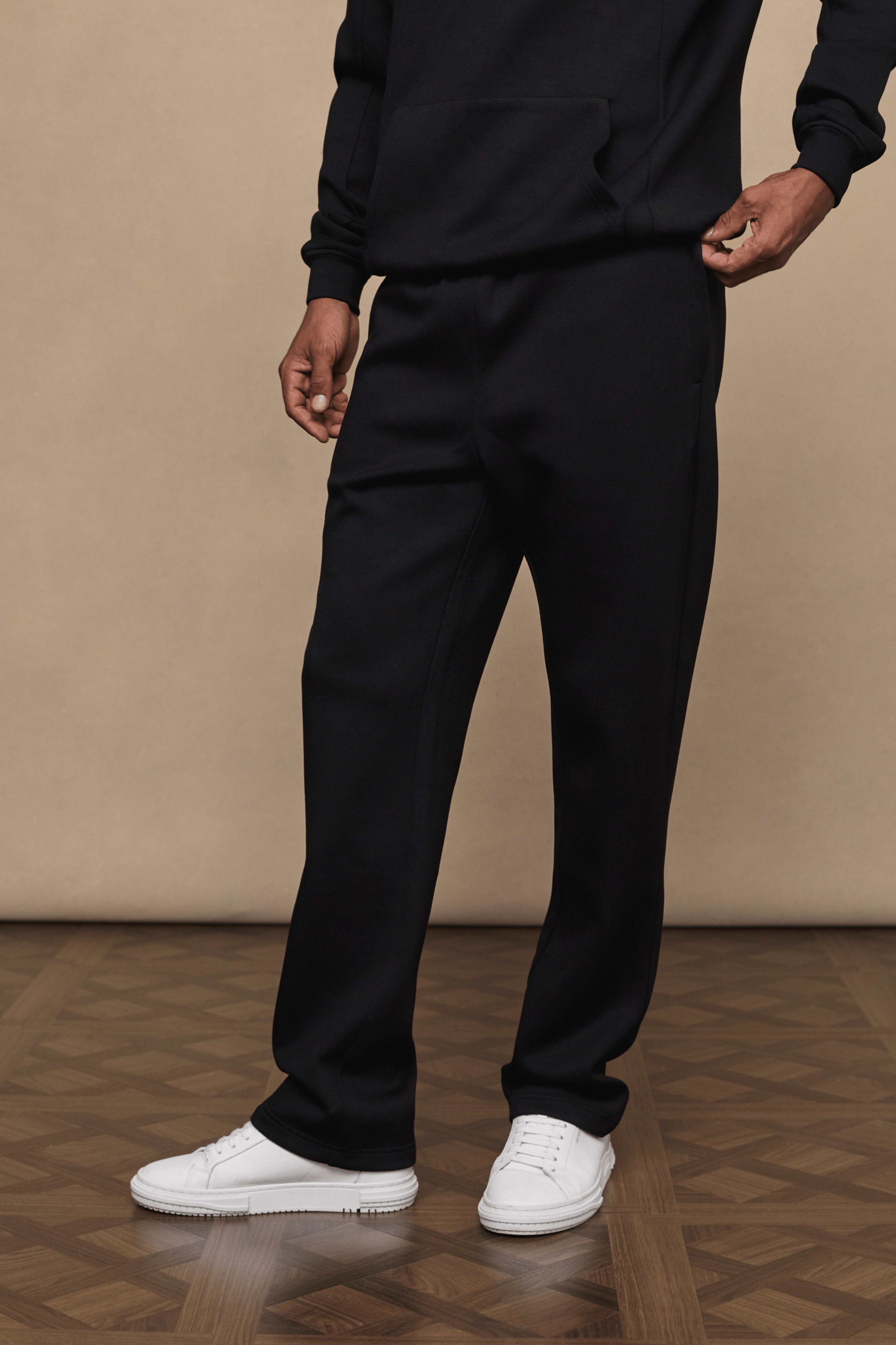 Luxe Straight Leg Jogger - Black