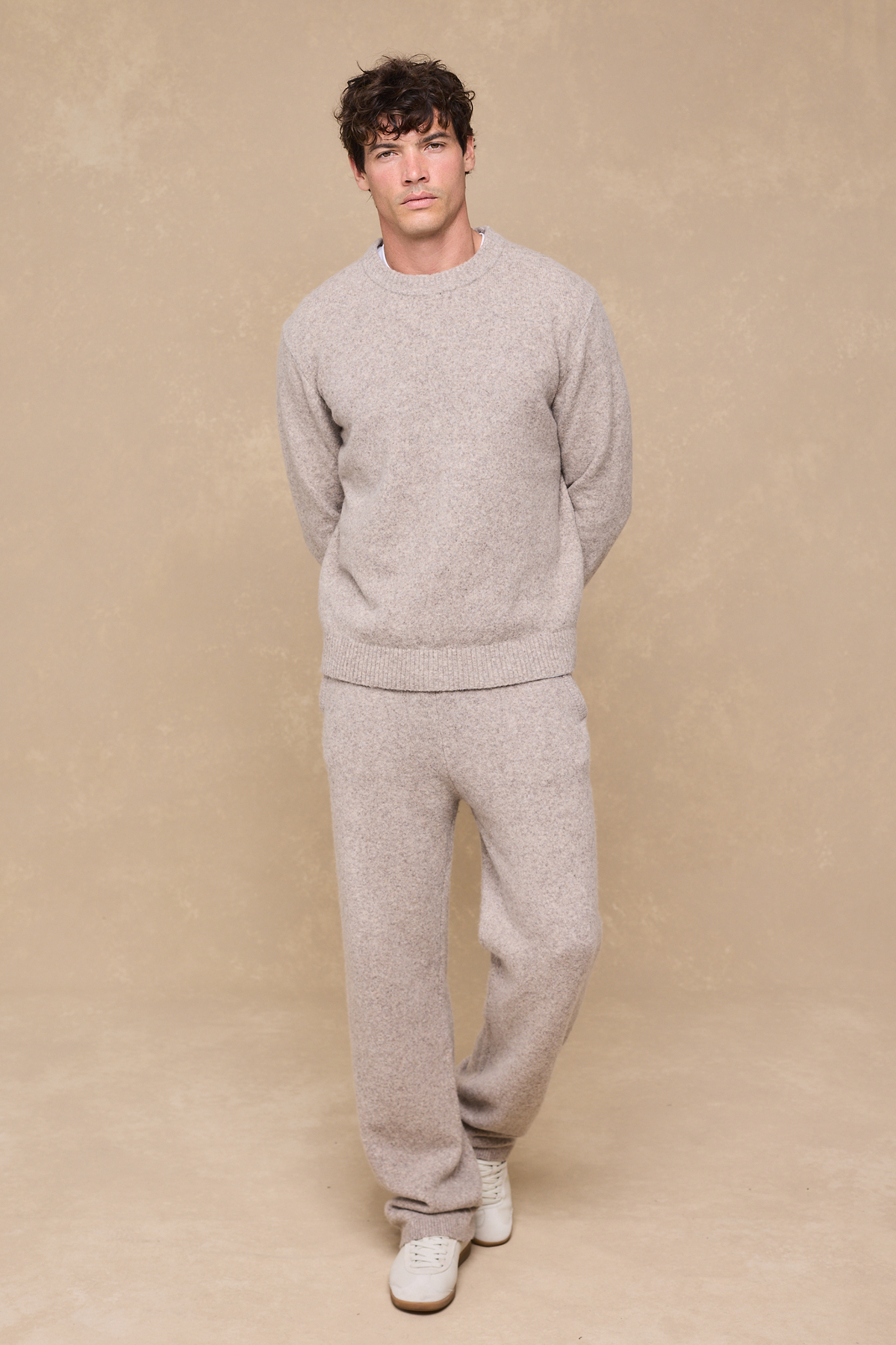 Hayes Crew Neck Jumper - Oatmeal