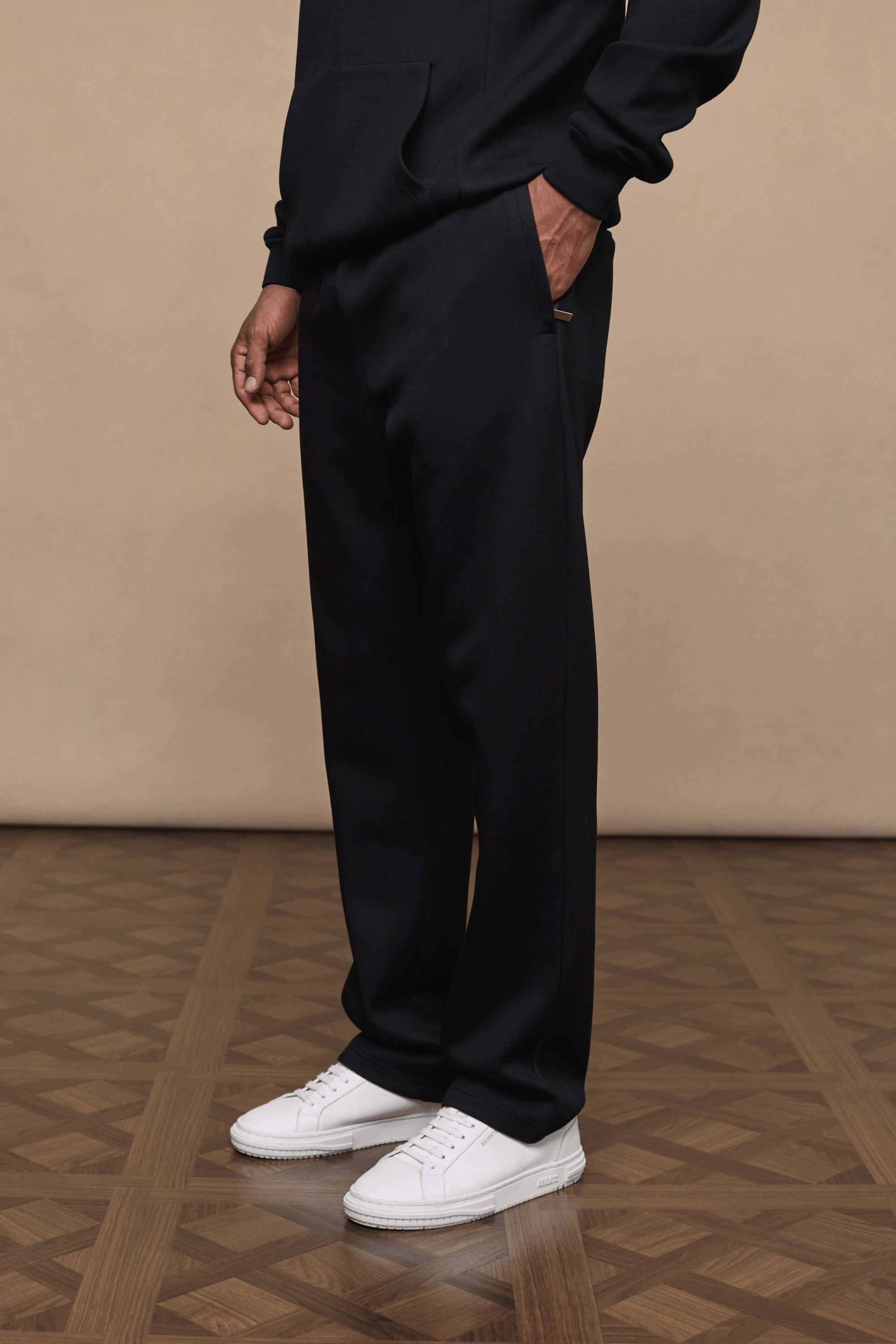 Luxe Straight Leg Jogger - Black