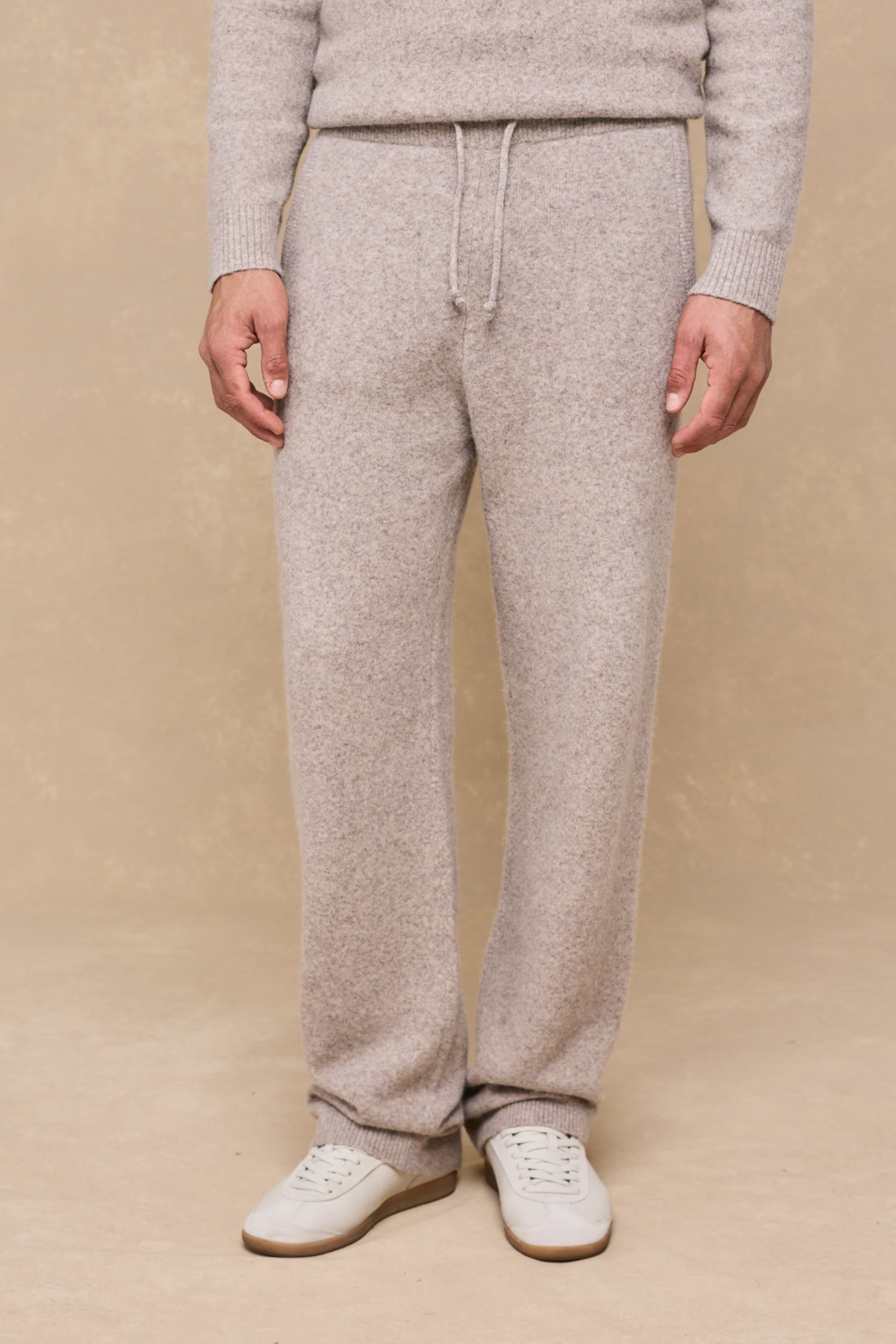 Hayes Knitted Trousers - Oatmeal