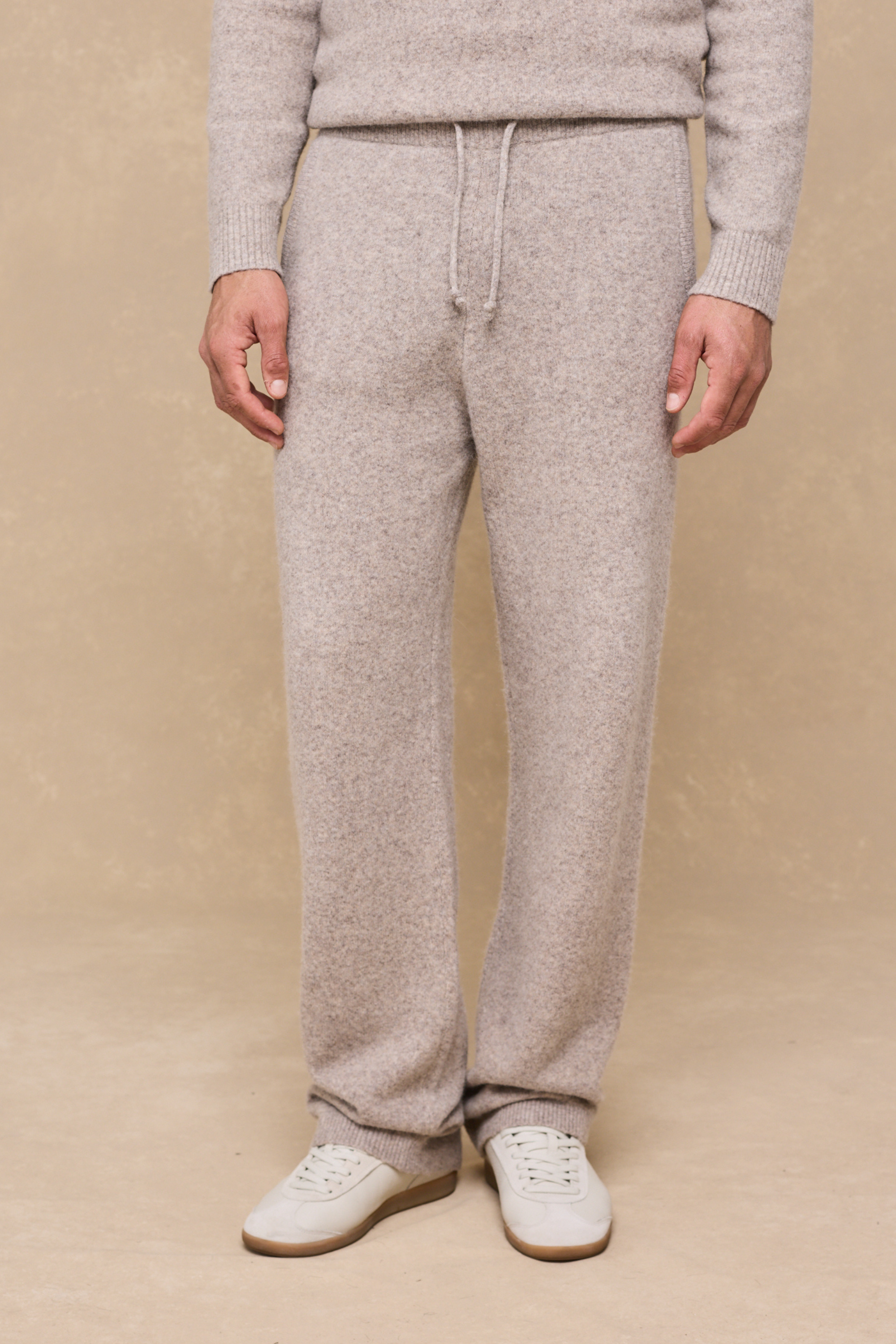 Hayes Knitted Trousers - Oatmeal