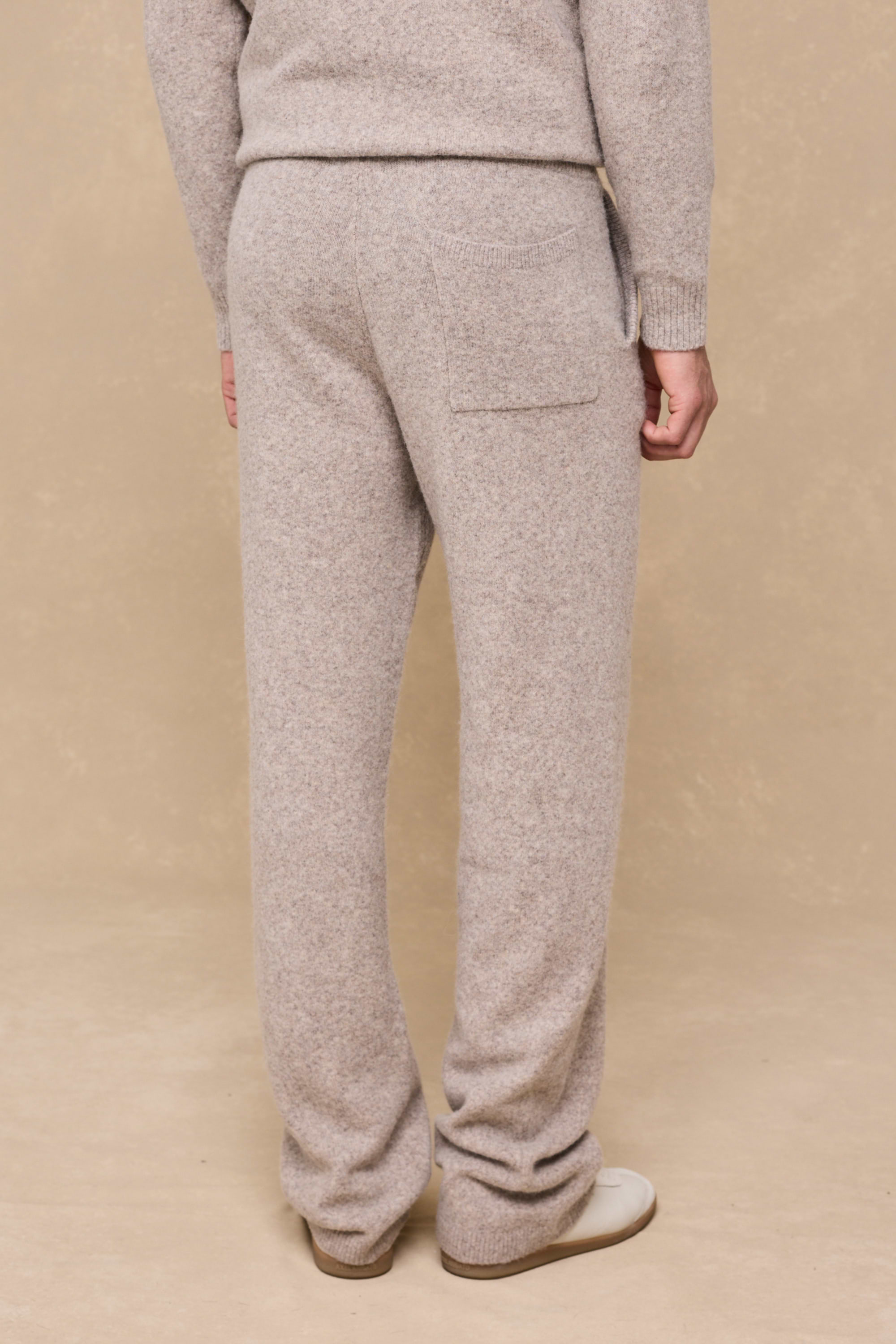 Hayes Knitted Trousers - Oatmeal