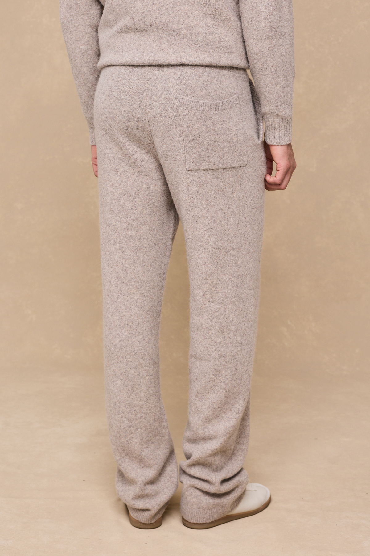 Hayes Knitted Trousers - Oatmeal