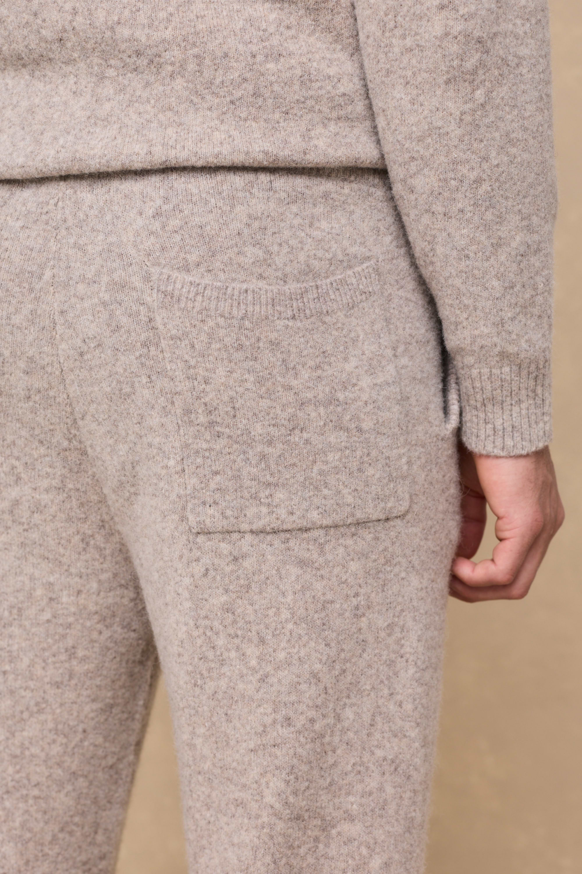 Hayes Knitted Trousers - Oatmeal