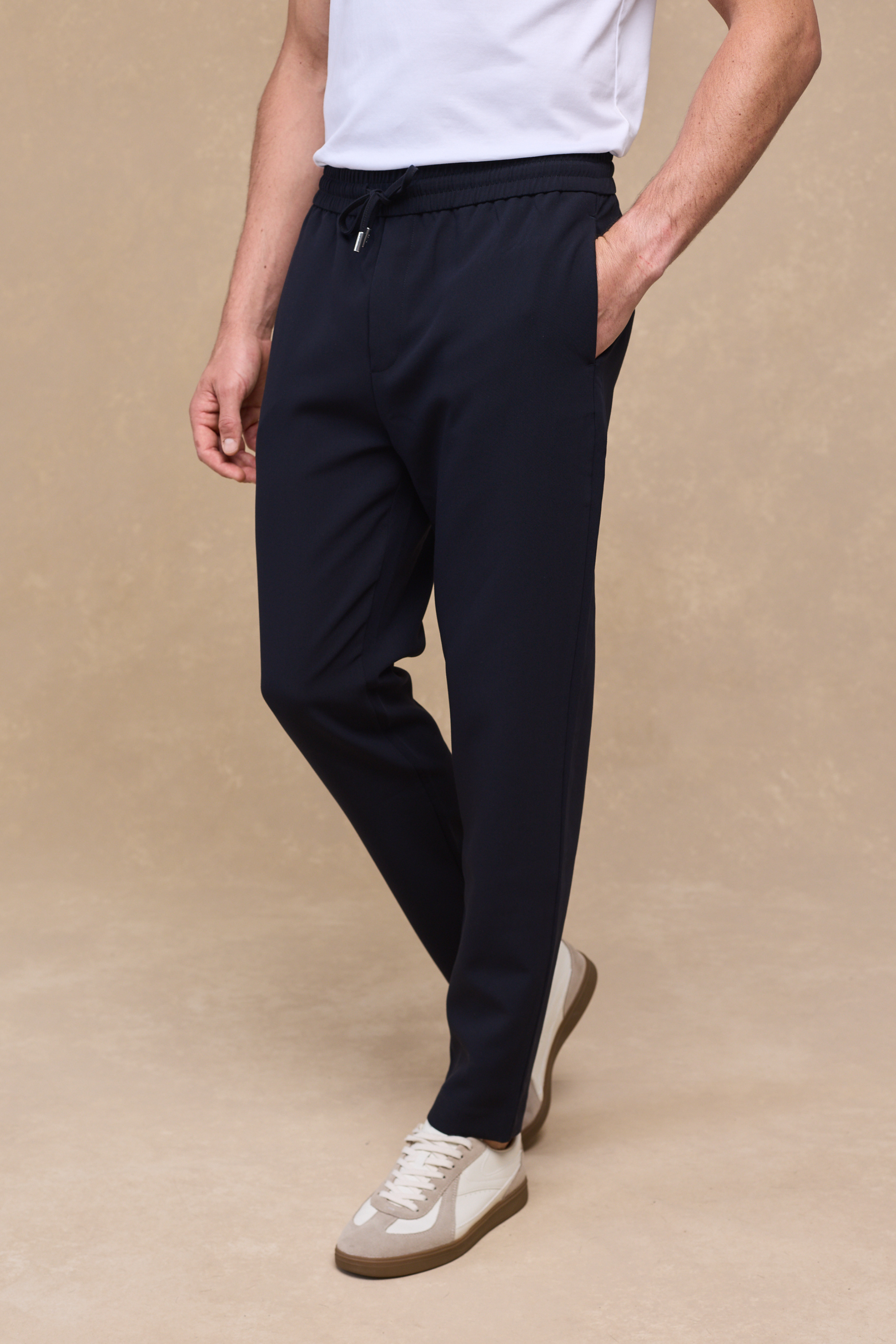 Mateo Tapered Trouser - Dark Navy