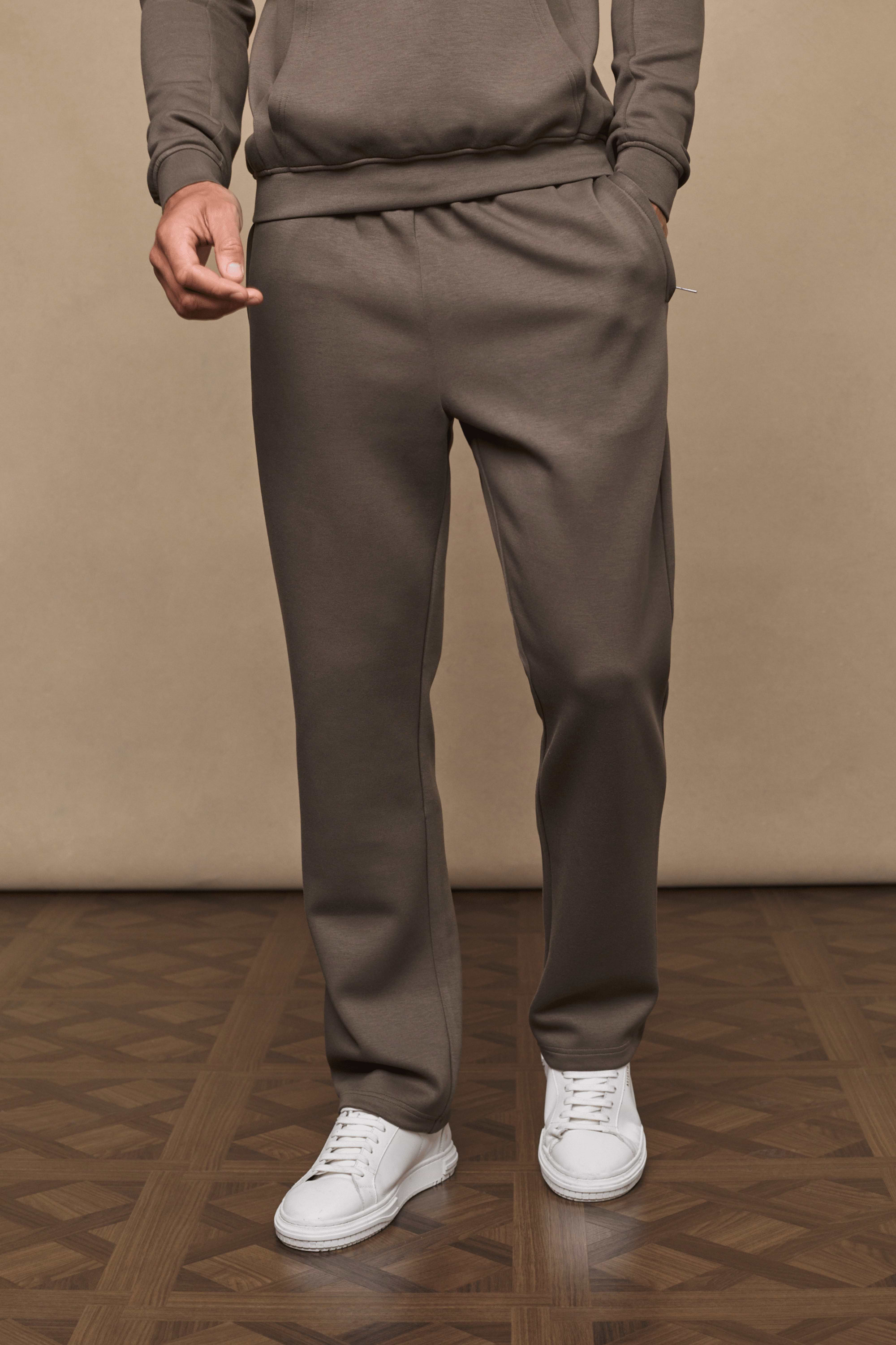 Luxe Straight Leg Jogger - Burnt Olive