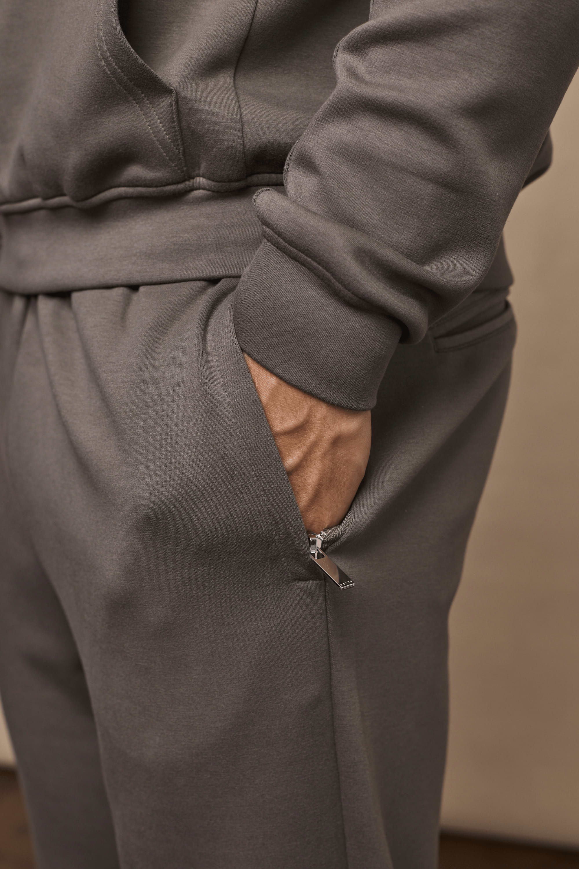 Luxe Straight Leg Jogger - Burnt Olive