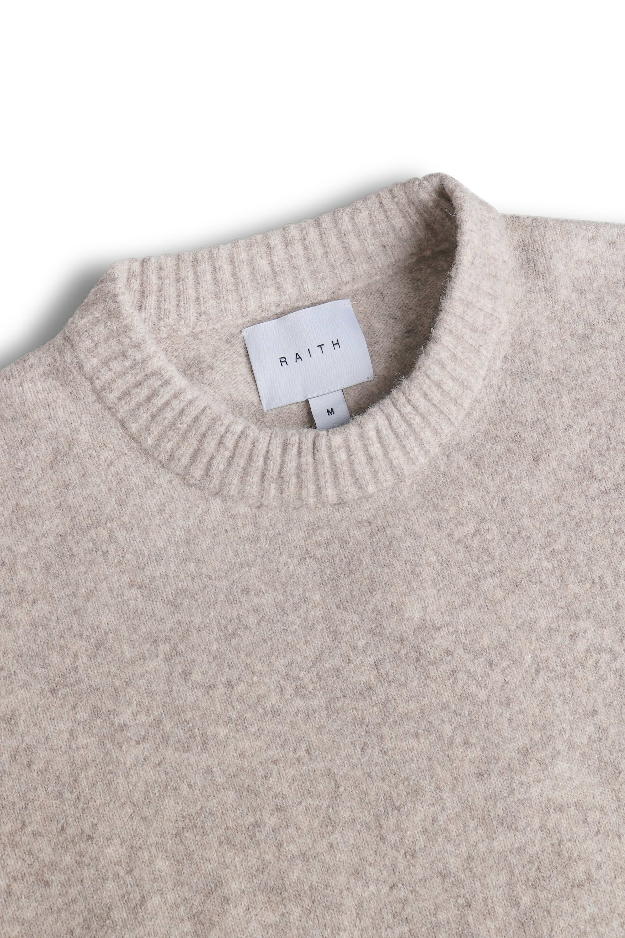 Hayes Crew Neck Jumper - Oatmeal