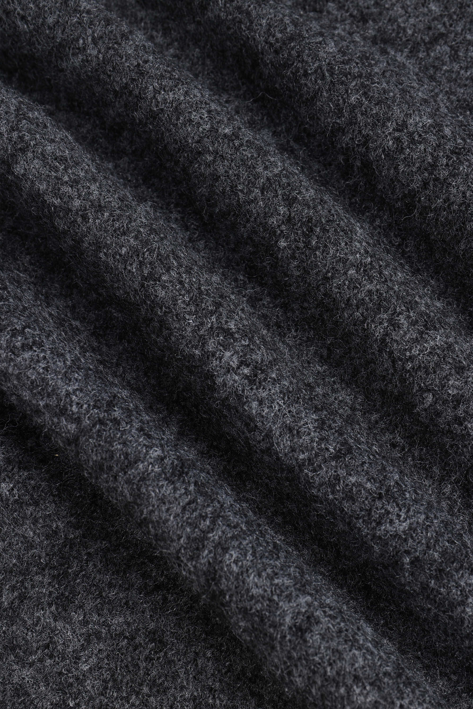 Mikkel Speckled Crew Neck Jumper - Charcoal Marl