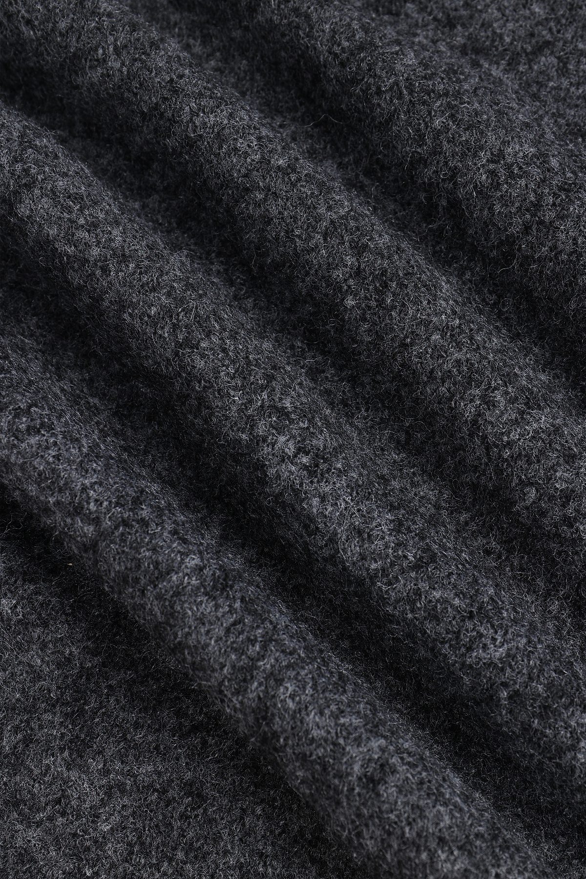Mikkel Speckled Crew Neck Jumper - Charcoal Marl