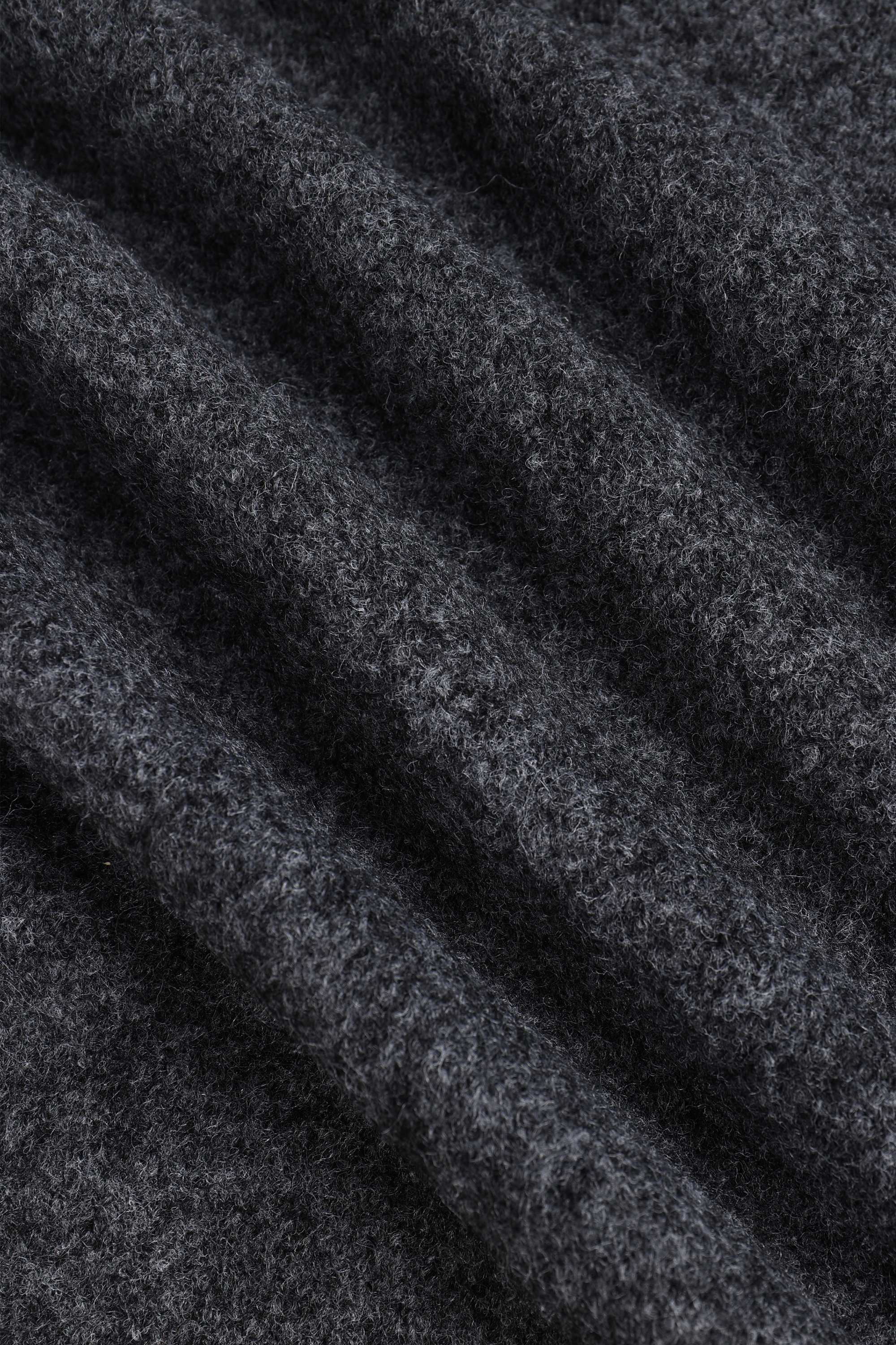 Mikkel Speckled Crew Neck Jumper - Charcoal Marl