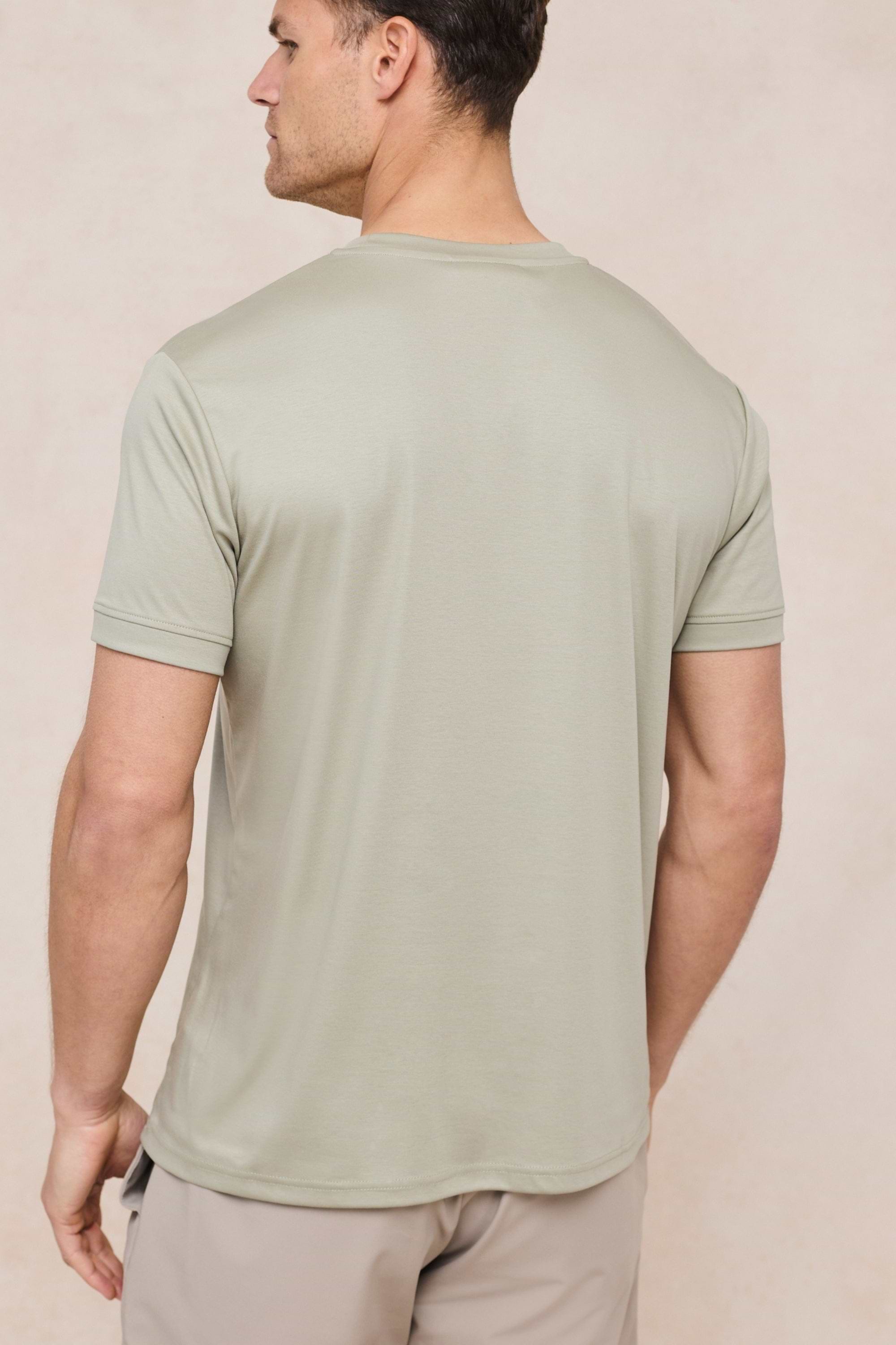 Luxe Mercerised T-Shirt - Light Sage