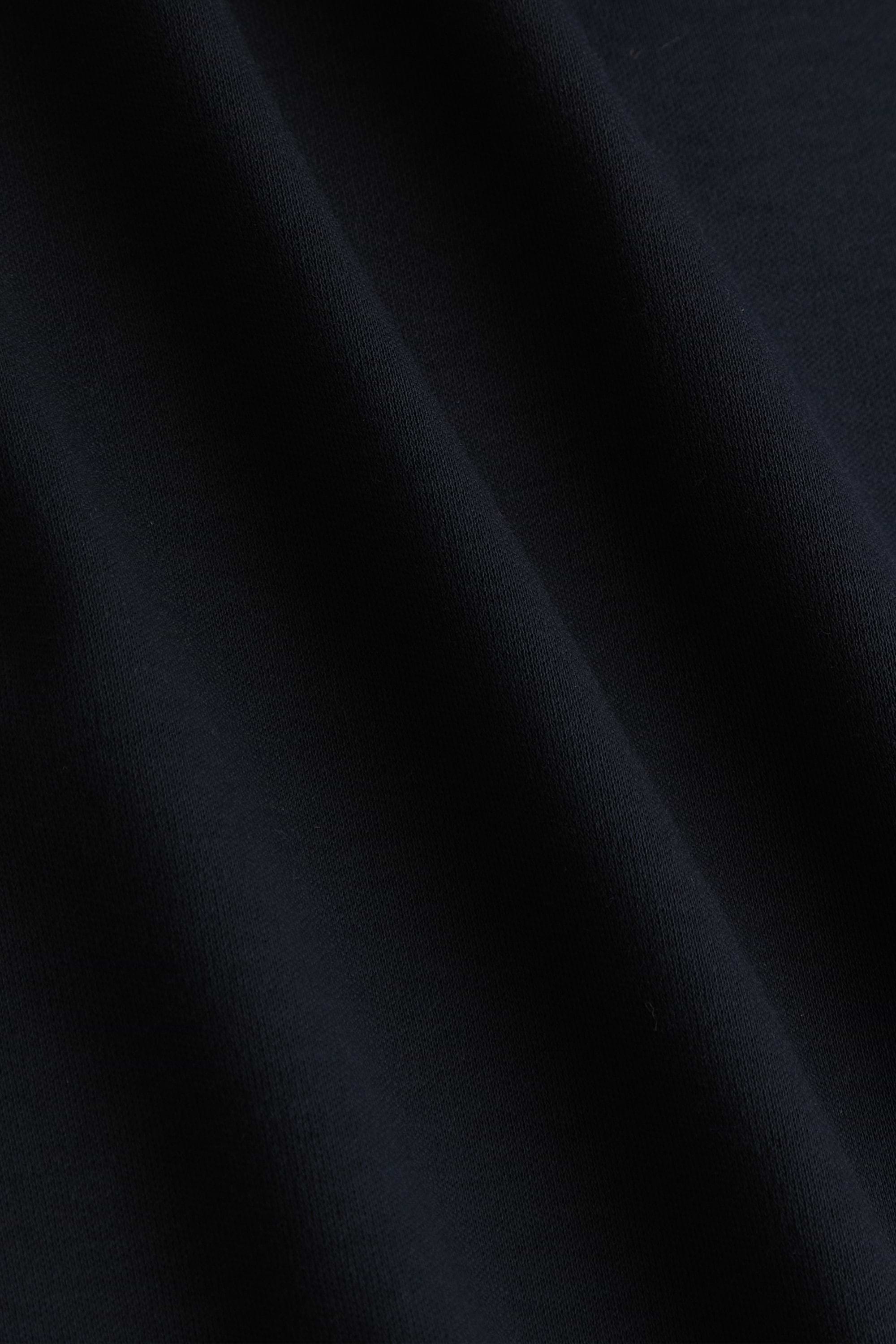 Santi Mercerisiertes Poloshirt – Marineblau