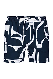 NAVY/ECRU