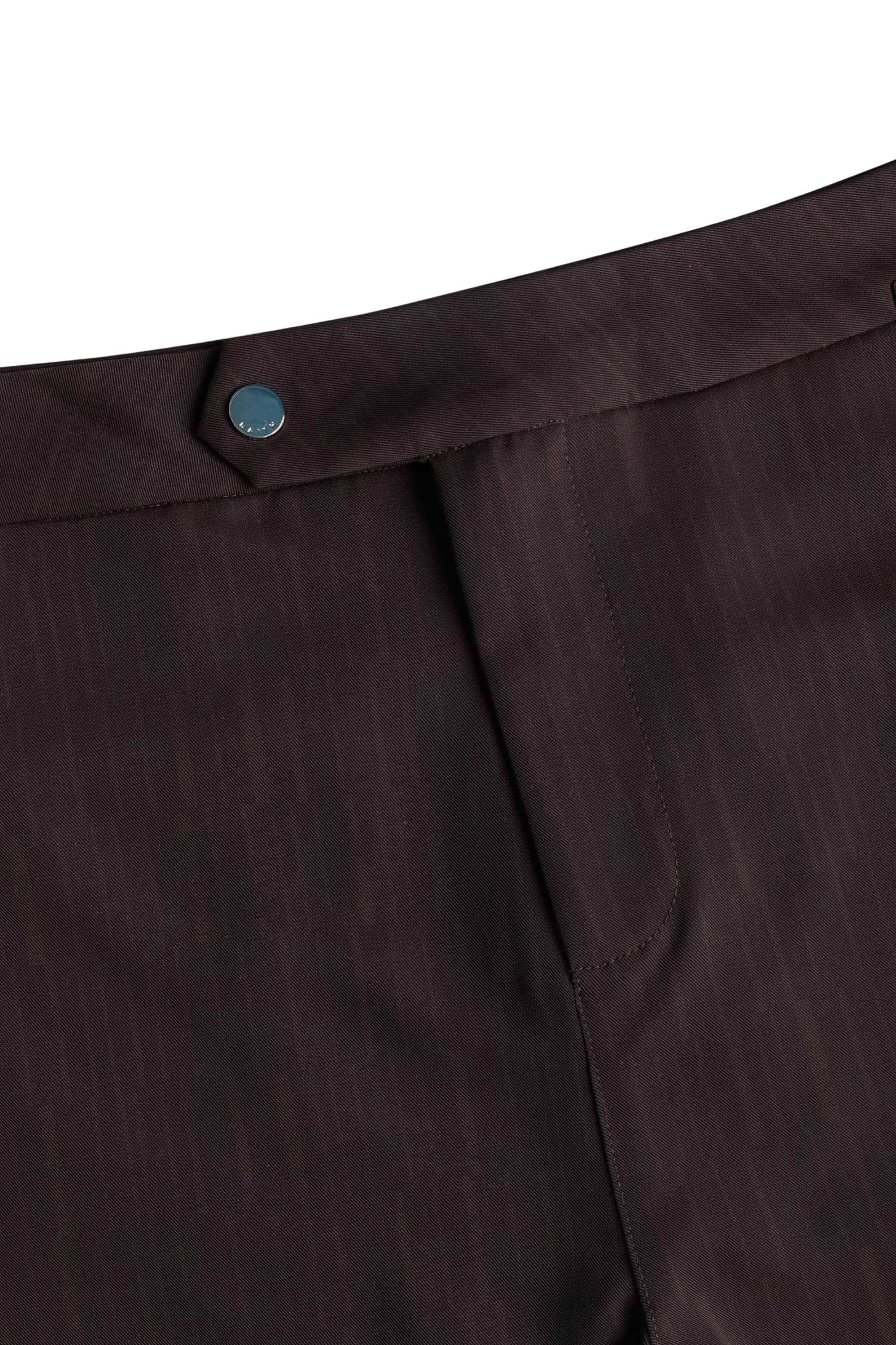 Silas Tailored Swim Short With Adjusters - Brown/Light Brown