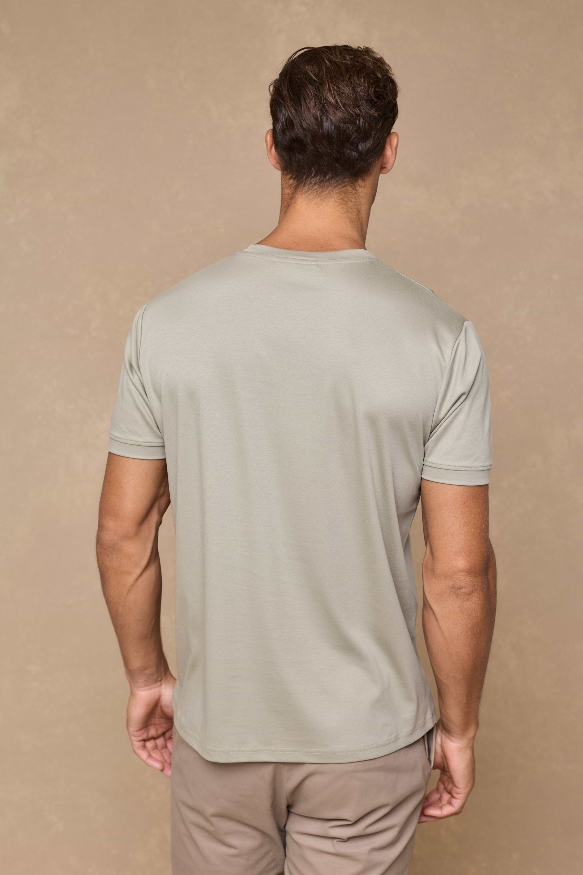 Luxe Mercerised T-Shirt - Light Sage