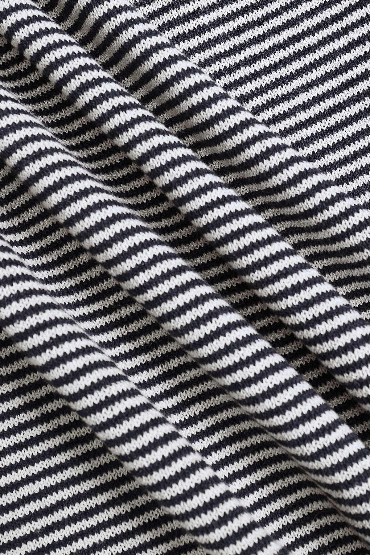 Rafael Linen Striped Crew Neck T-Shirt - Navy/Beige