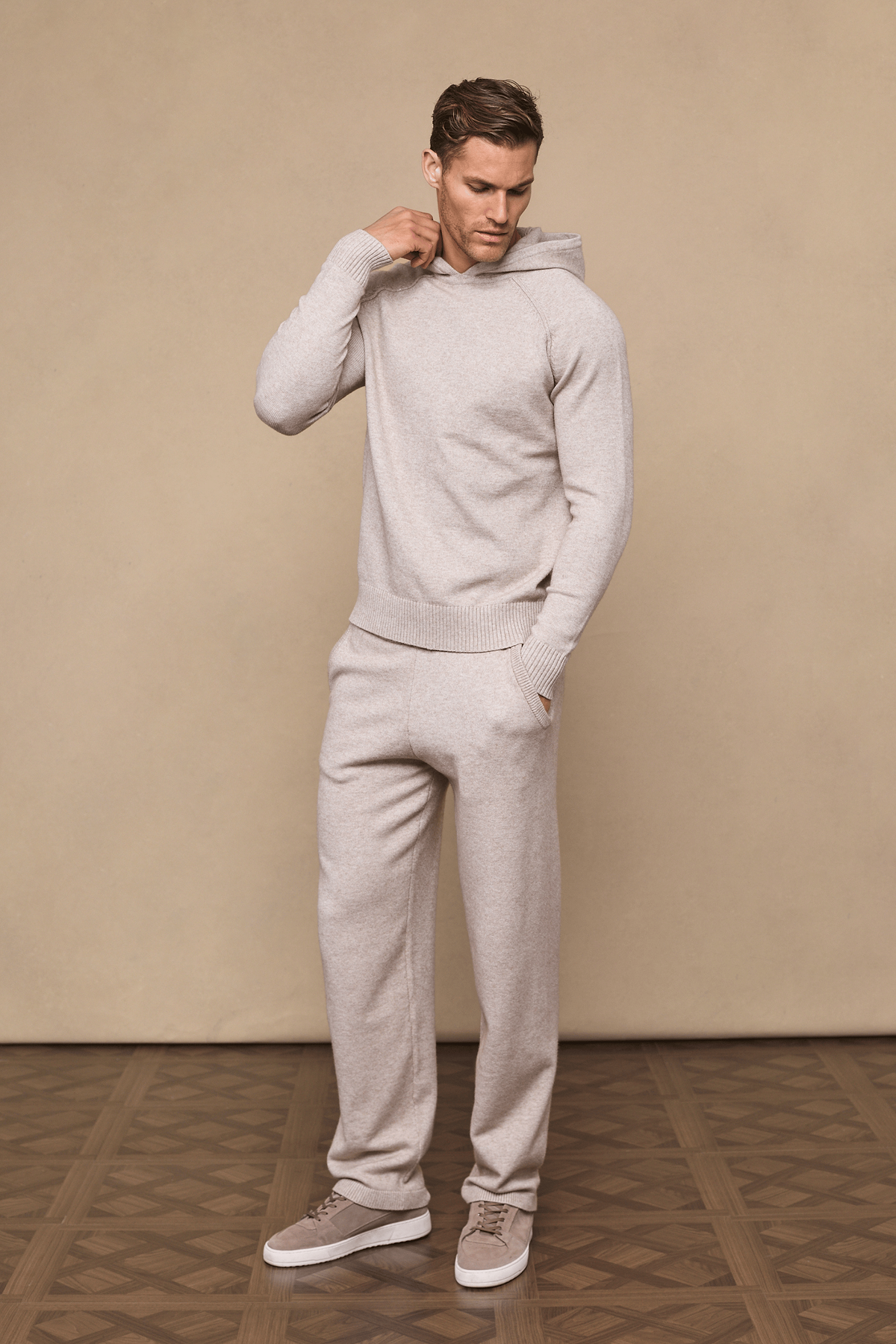 Rowan Knitted Trouser - Oatmeal