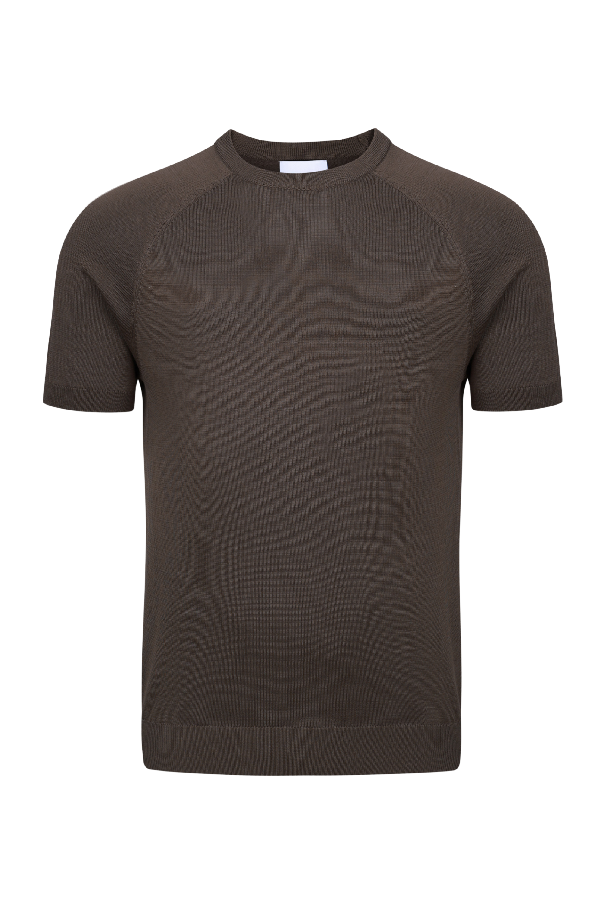 Riera Knit Crew Neck T-Shirt - Brown