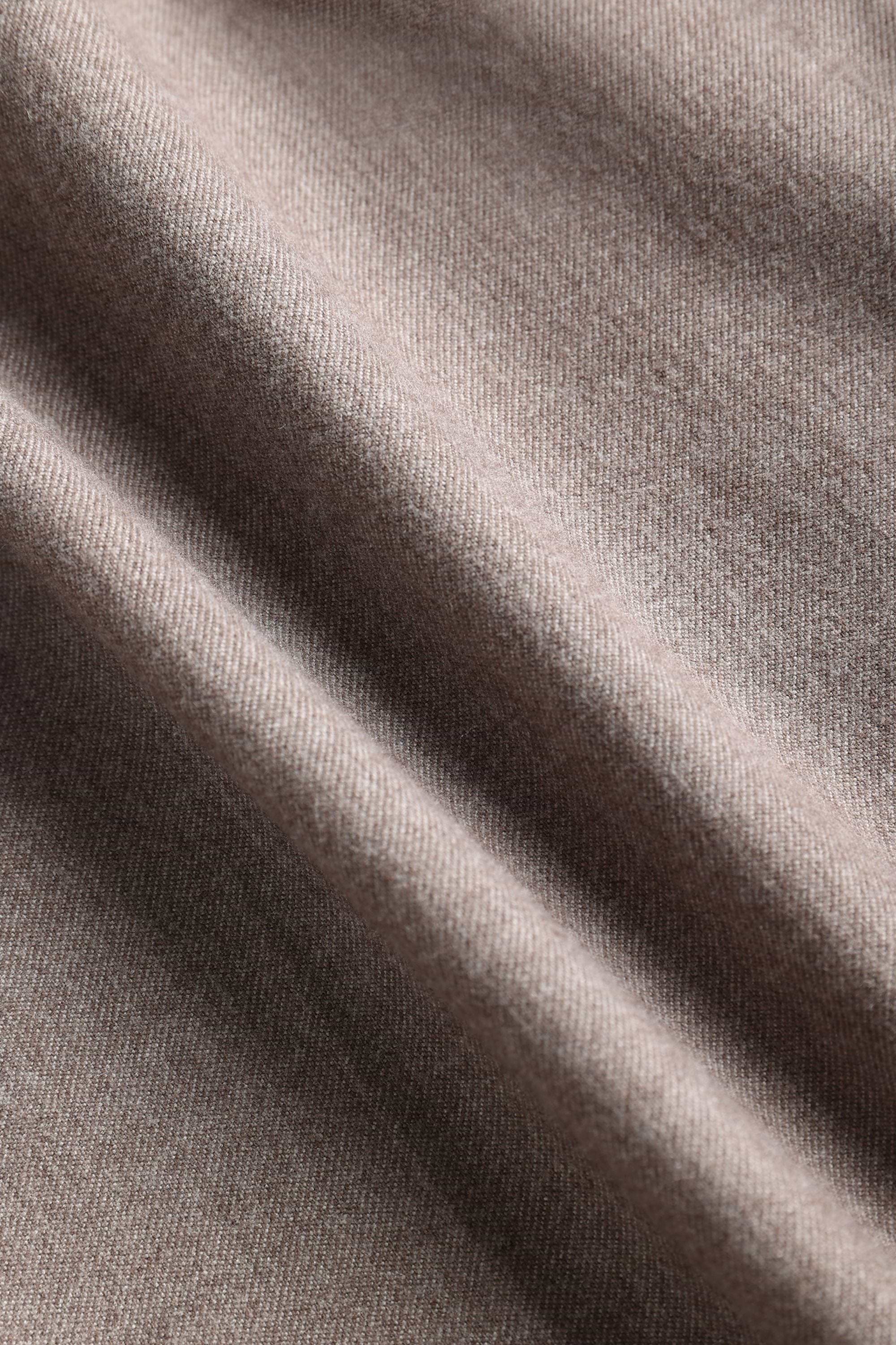Johan Elasticated Waist Relaxed Fit Trouser - Taupe Marl
