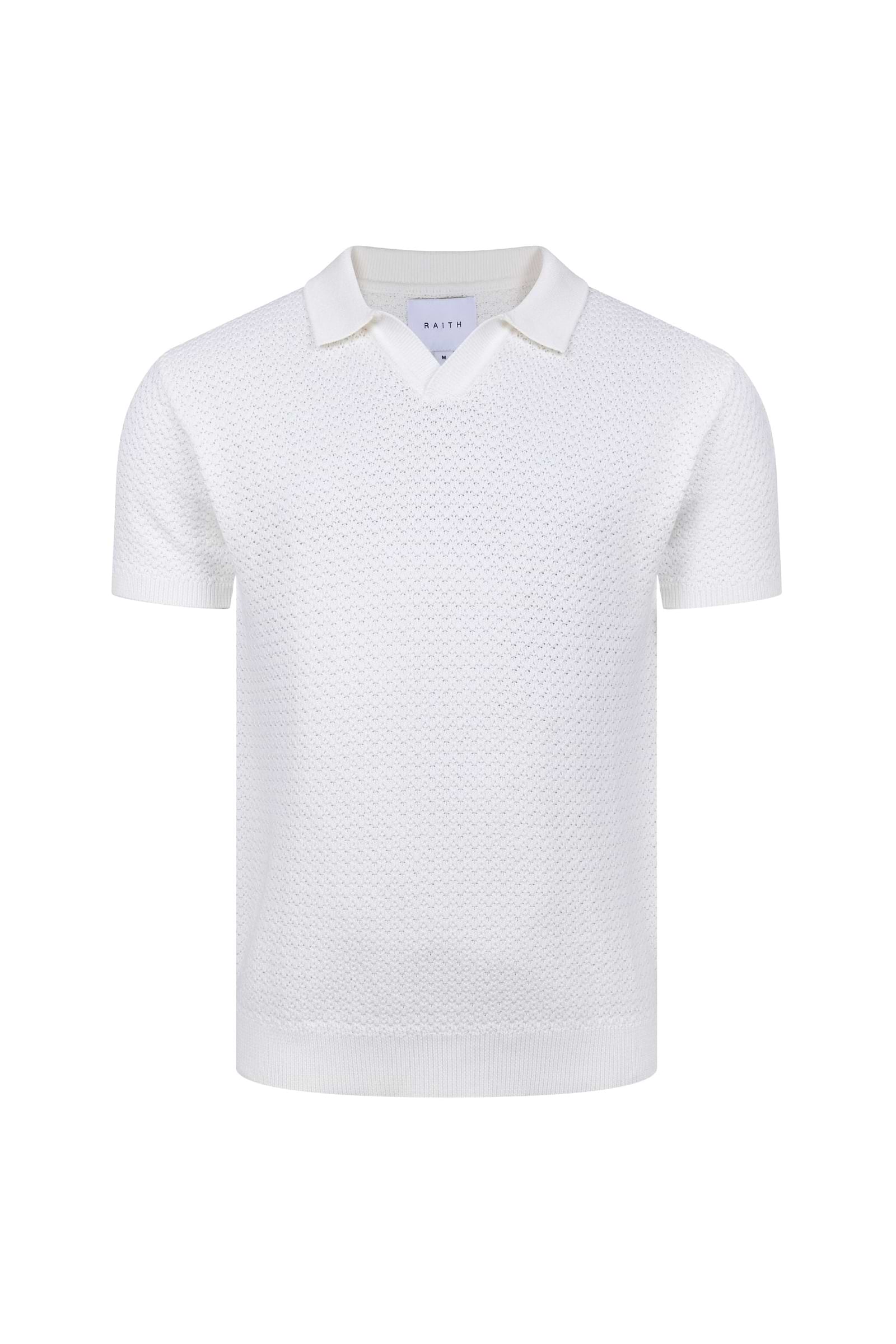 Rapha Cotton Knit Polo - Ecru