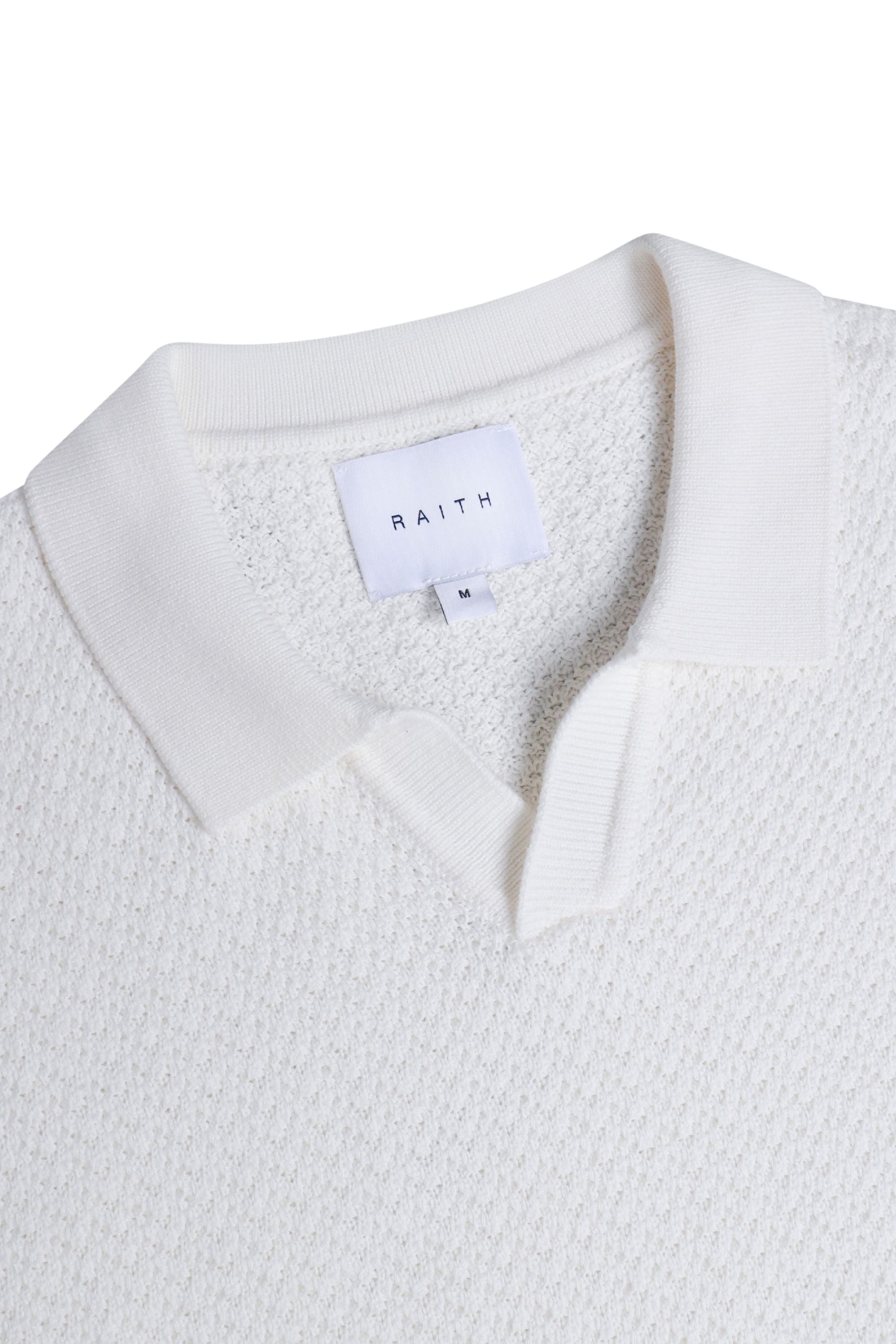 Rapha Cotton Knit Polo - Ecru