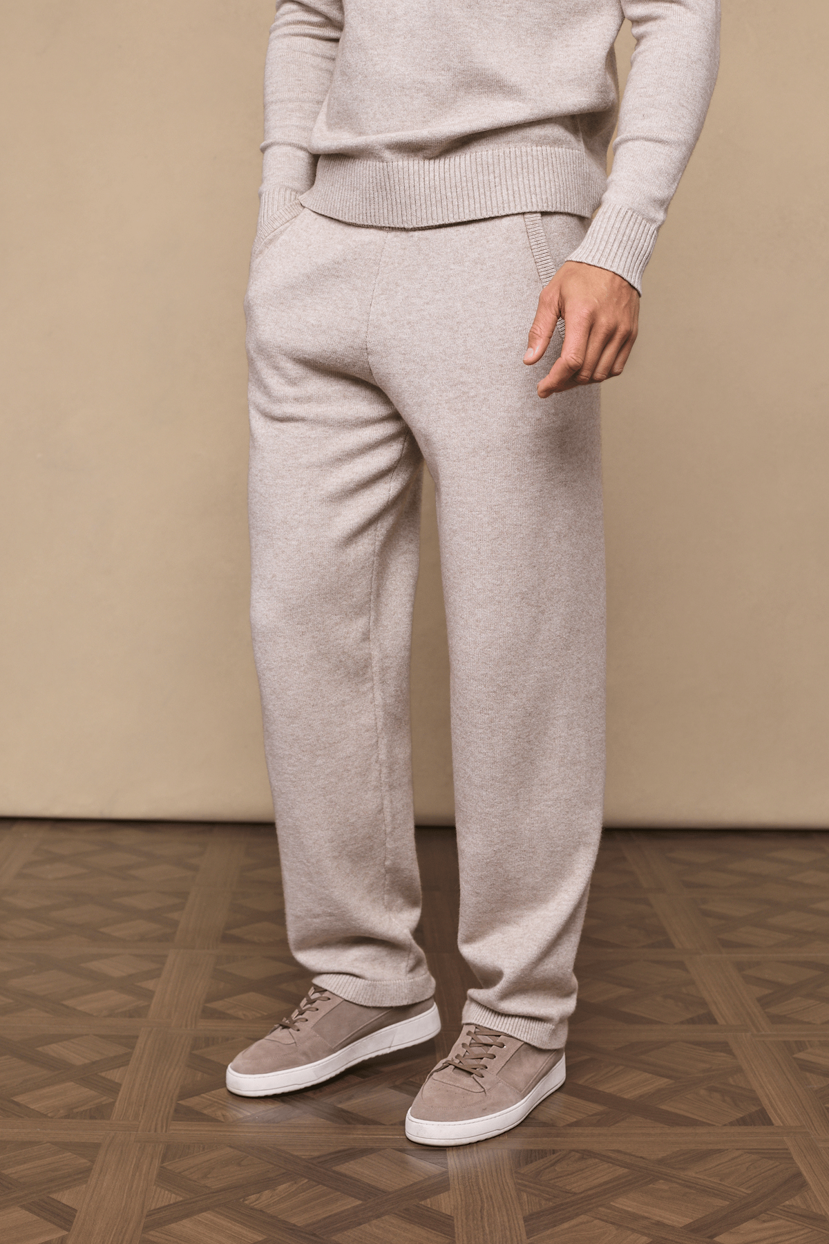 Rowan Knitted Trouser - Oatmeal
