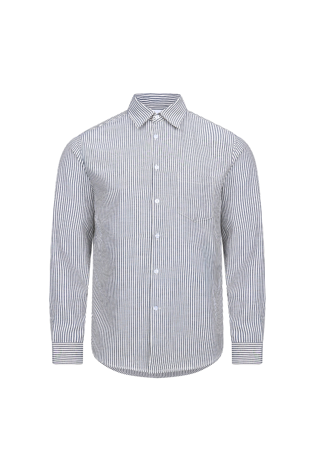 Abilo Striped Shirt - Ecru/Navy