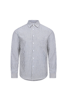 Abilo Striped Shirt - Ecru/Navy