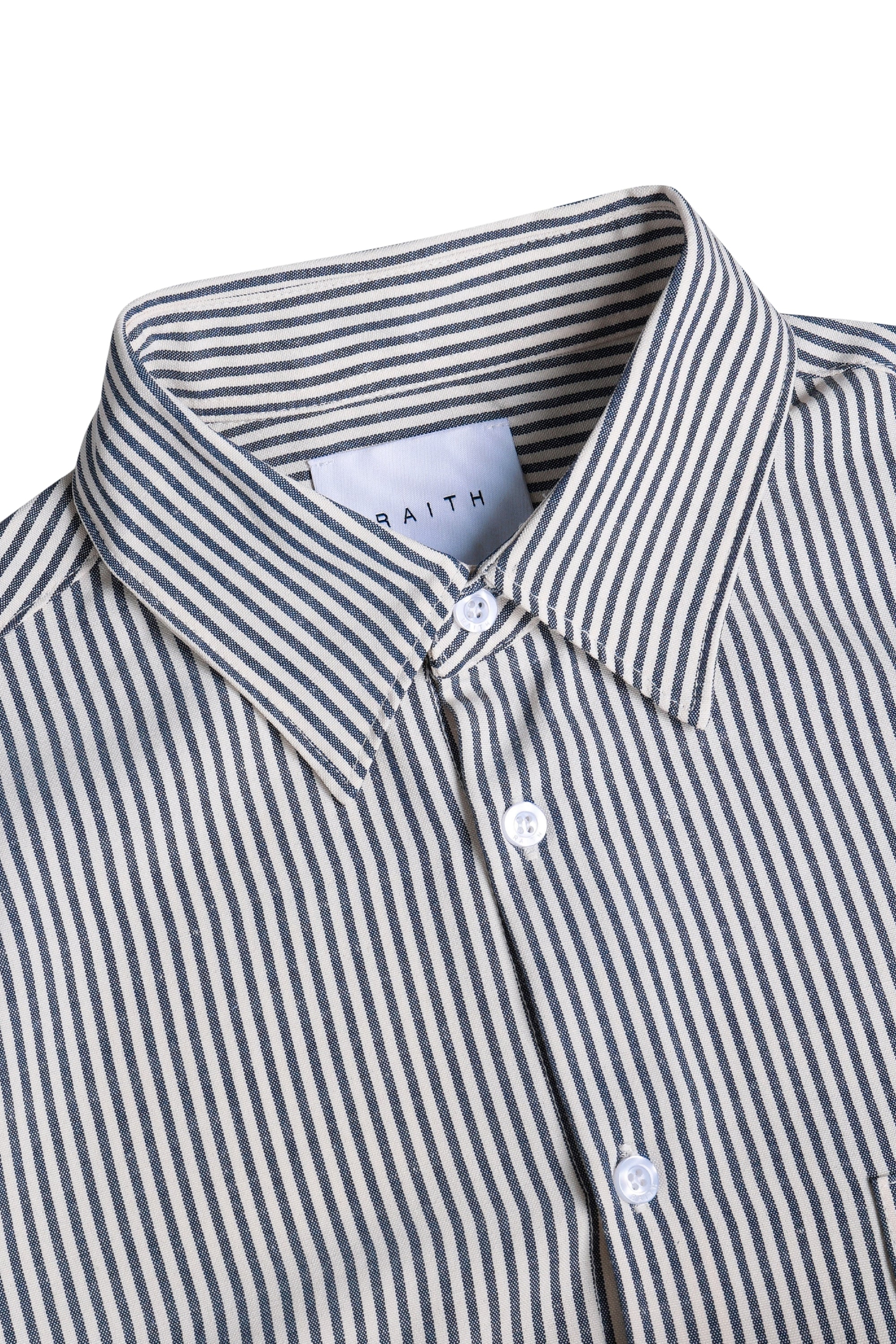 Abilo Striped Shirt - Ecru/Navy