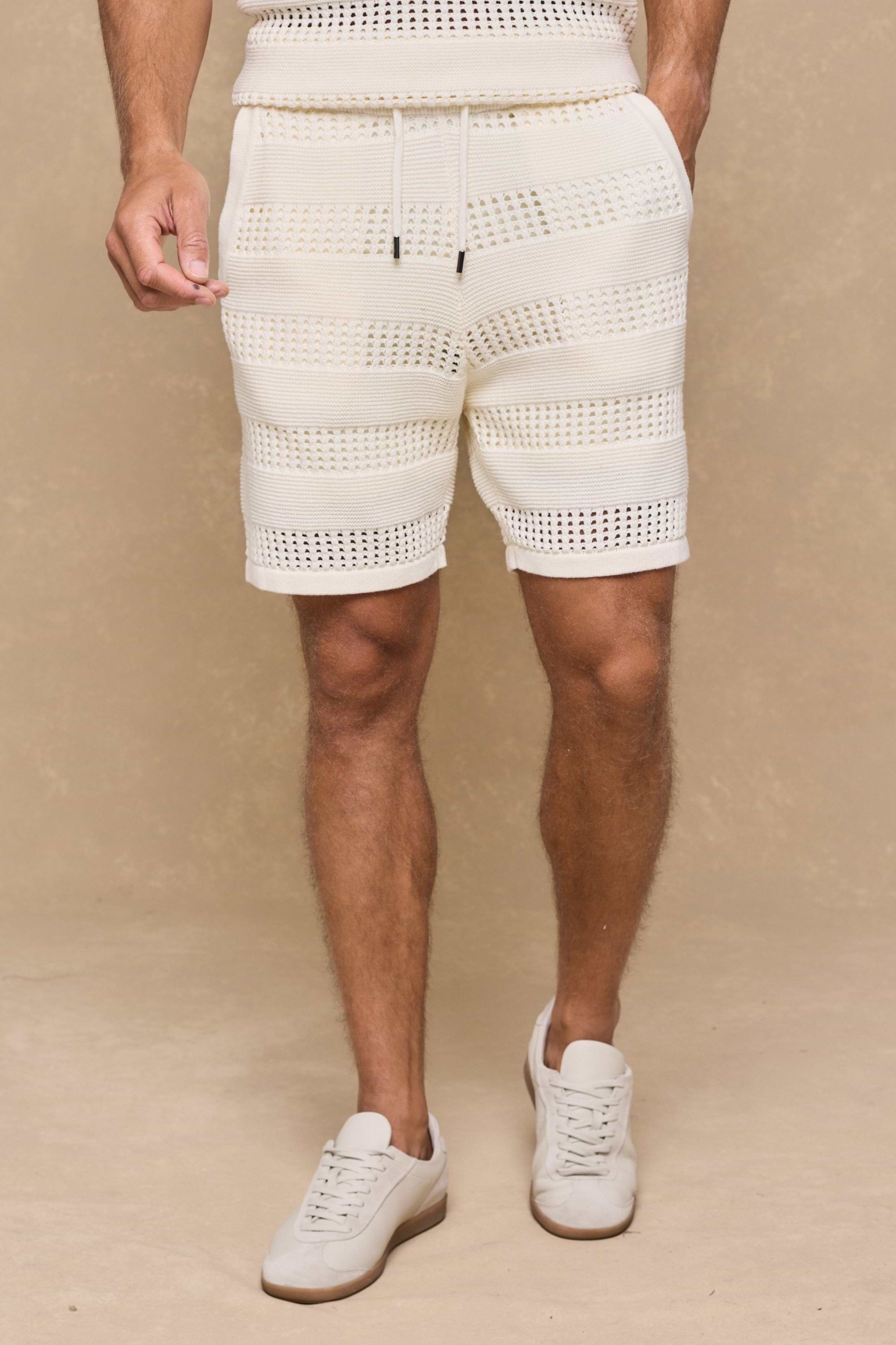 Frattina Crochet Short - Ecru