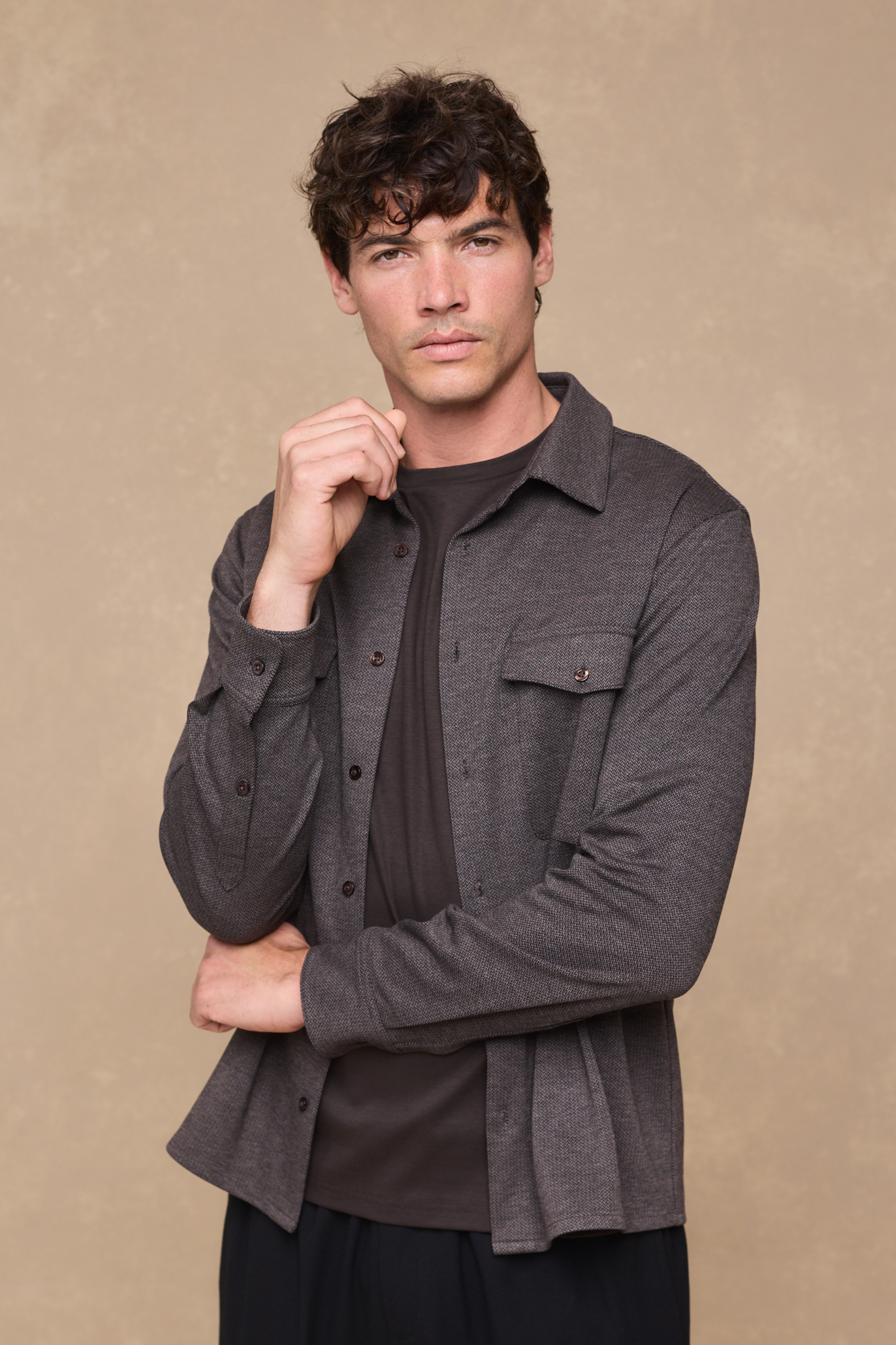 Levon Shirt - Brown