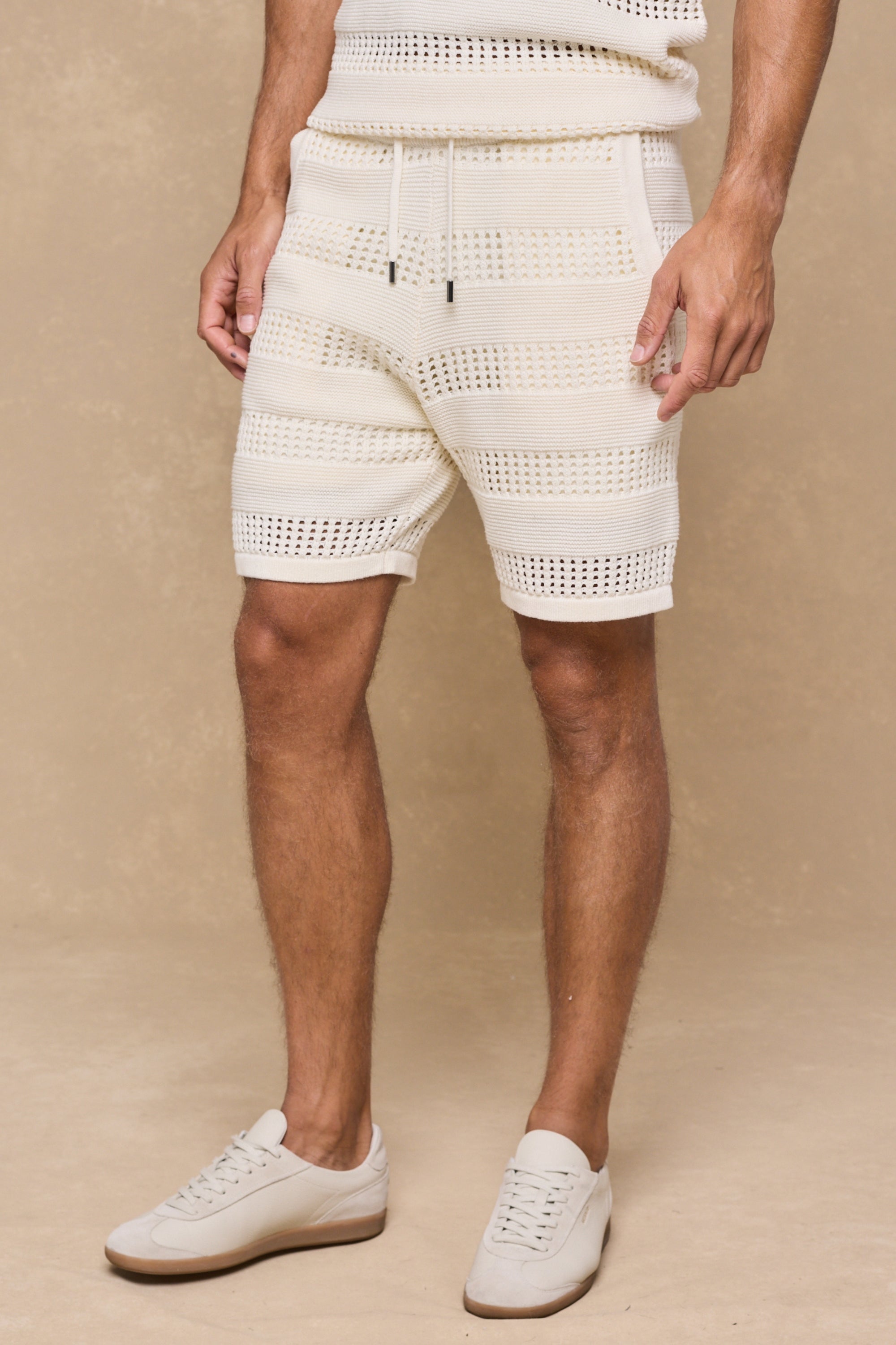 Frattina Crochet Short - Ecru
