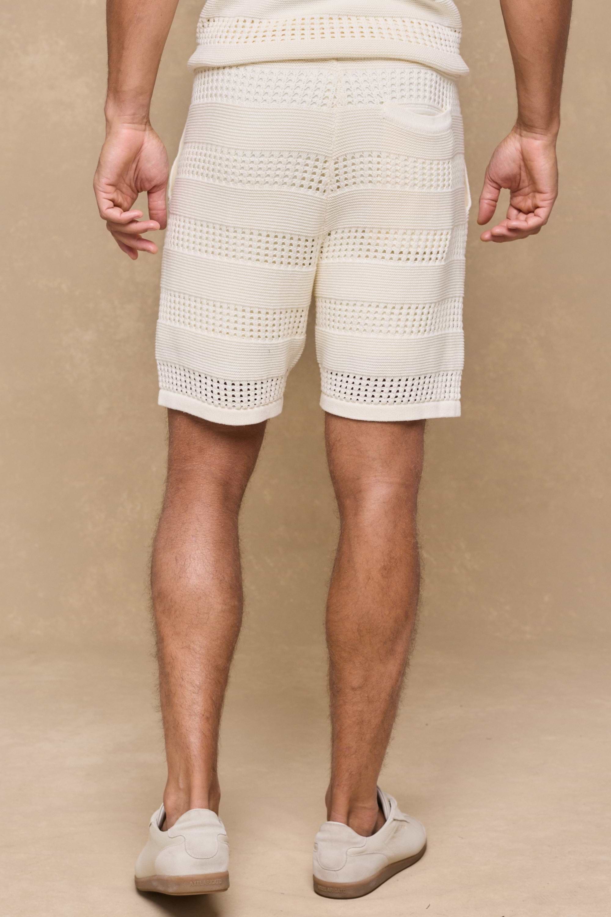 Frattina Crochet Short - Ecru