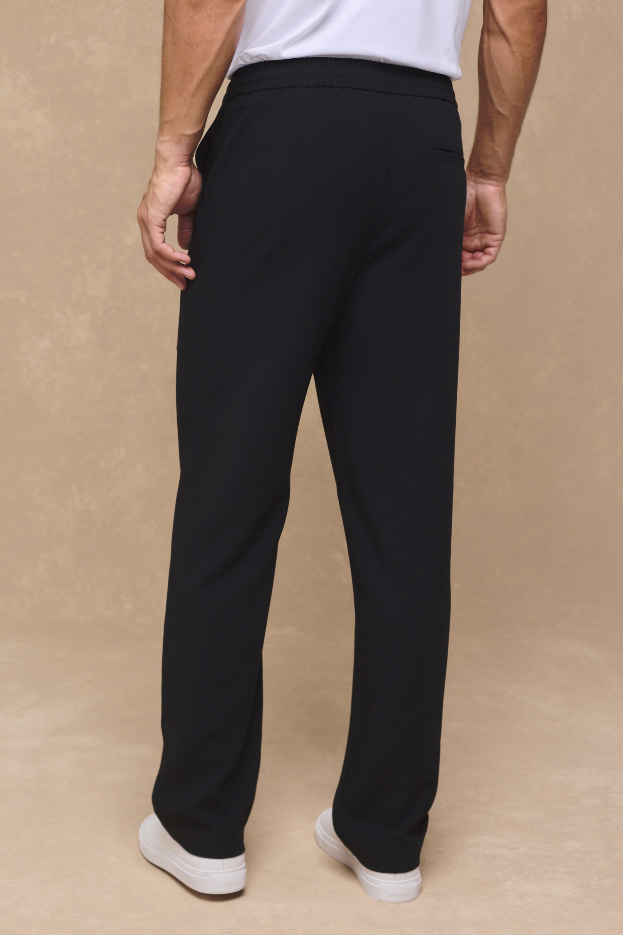 Julien Relaxed Panelled Trouser - Black