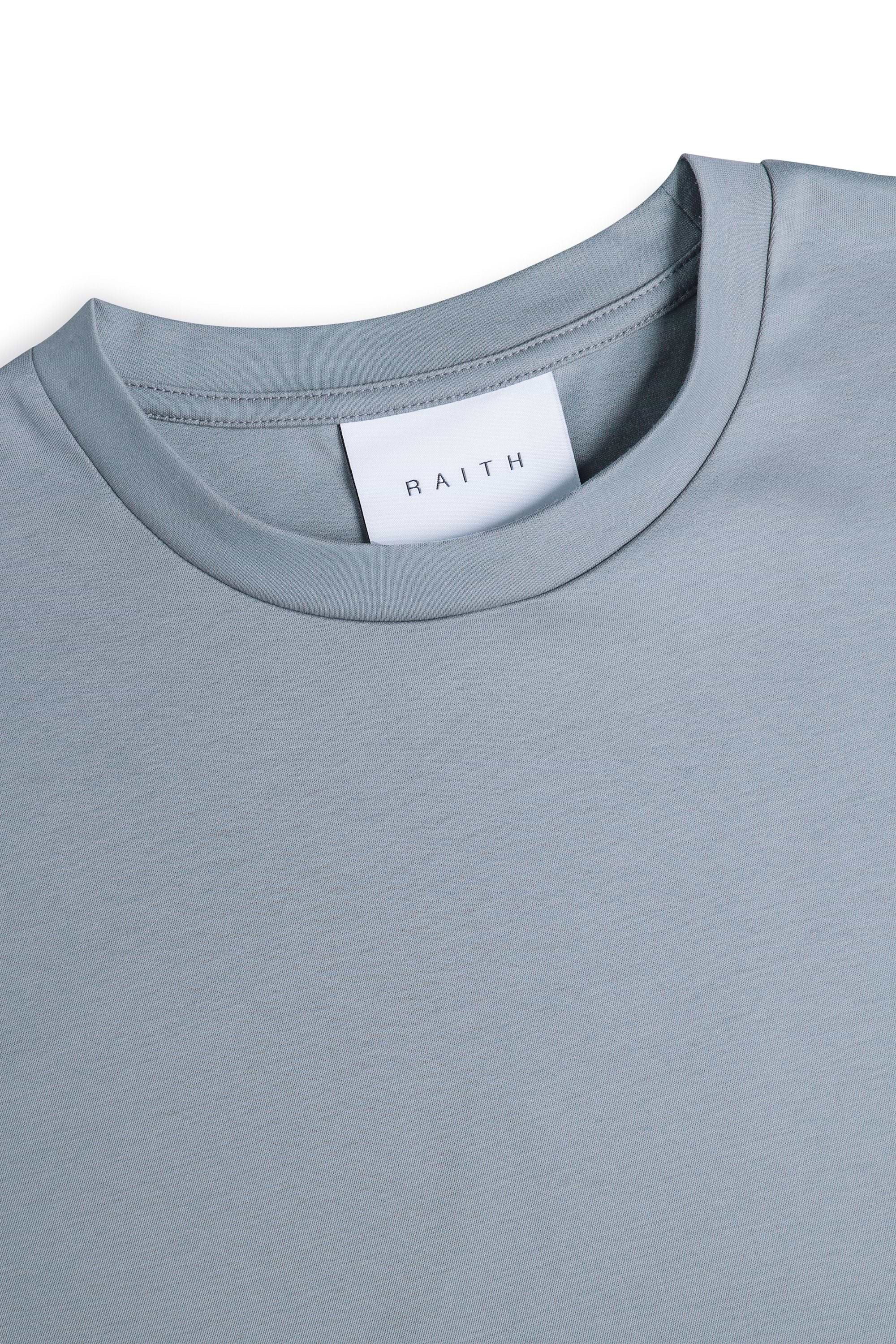 Luxe Mercerised T-Shirt - Light Pewter Blue