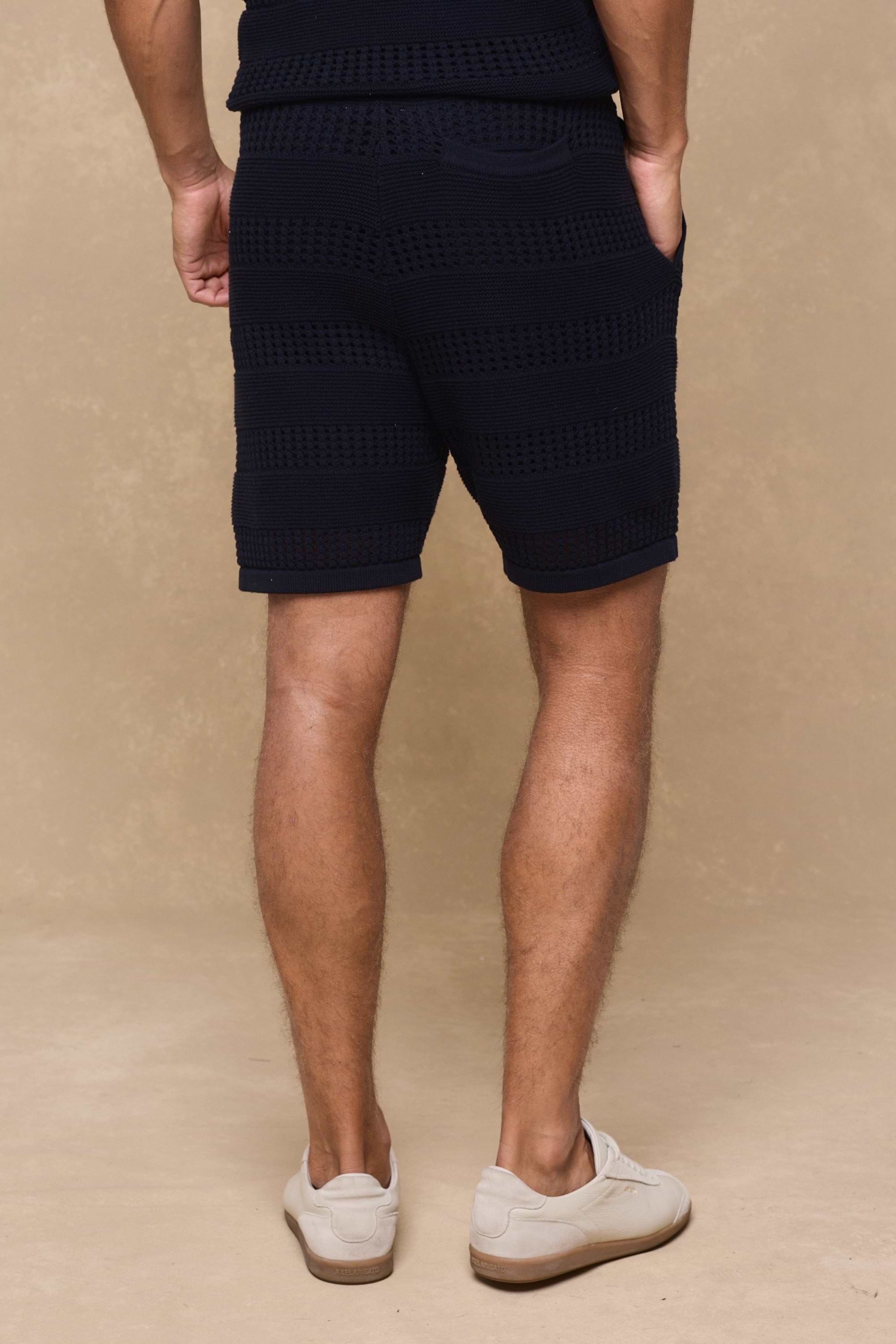 Frattina Crochet Short - Navy