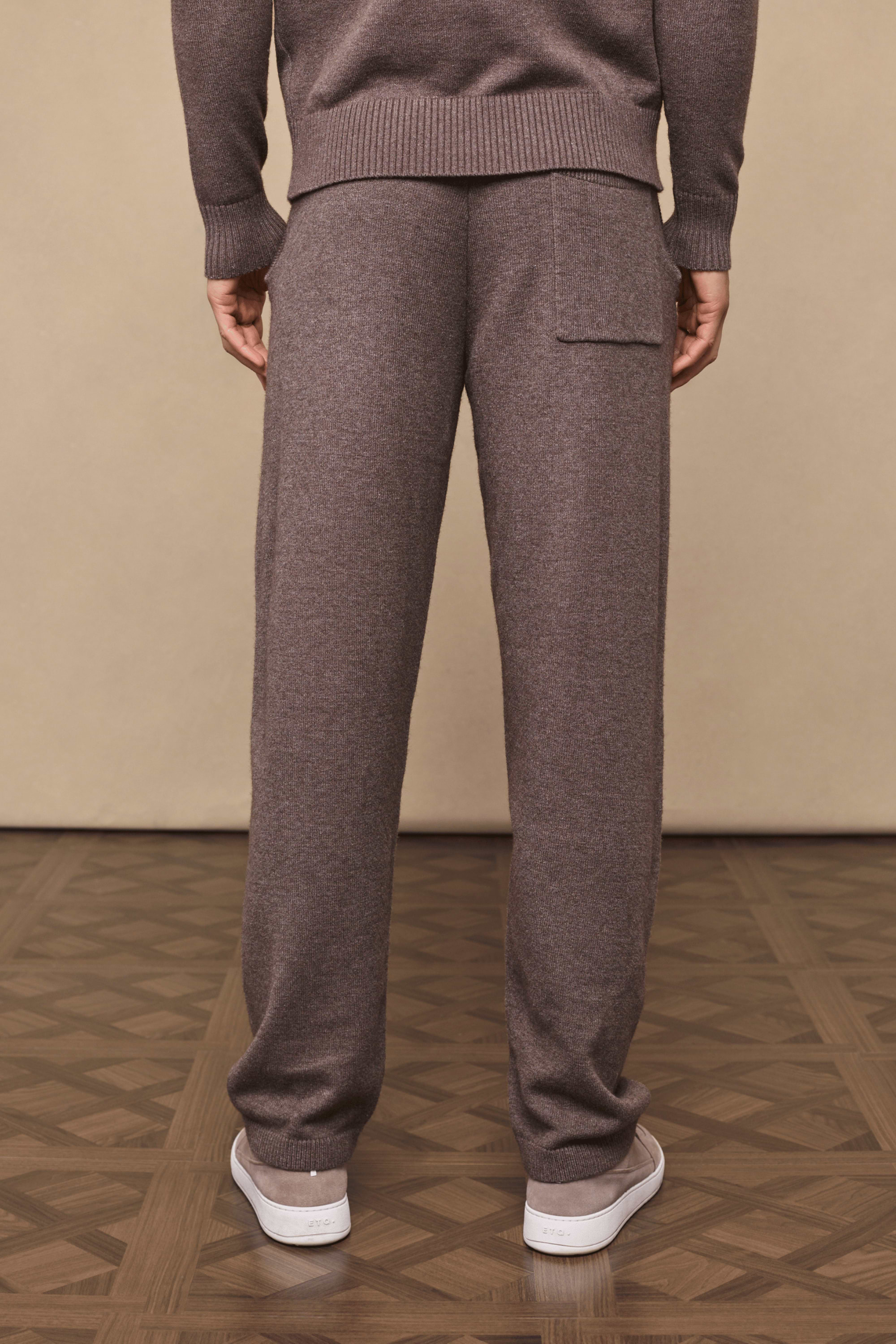 Rowan Knitted Trouser - Brown Marl