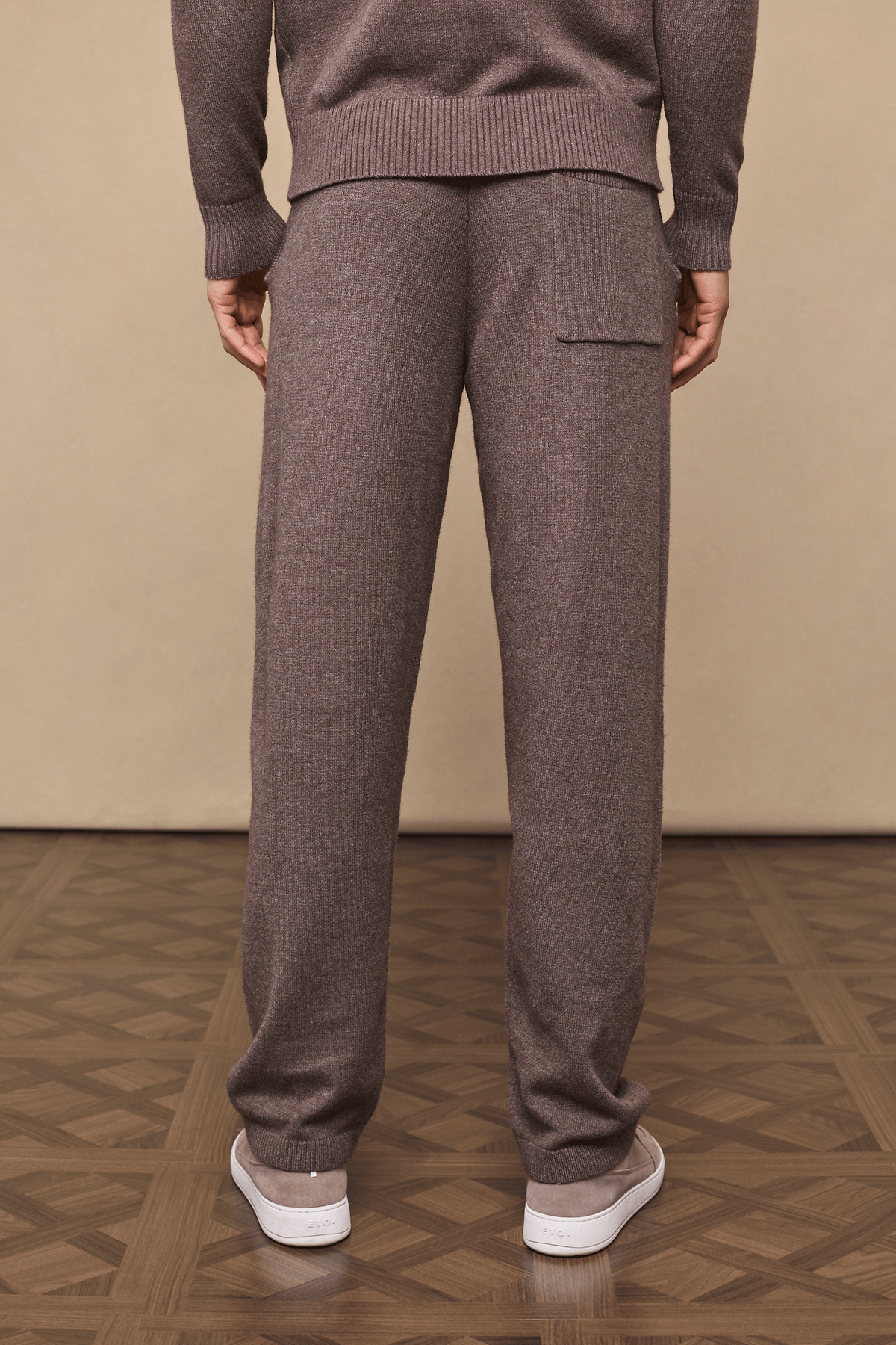 Rowan Knitted Trouser - Brown Marl