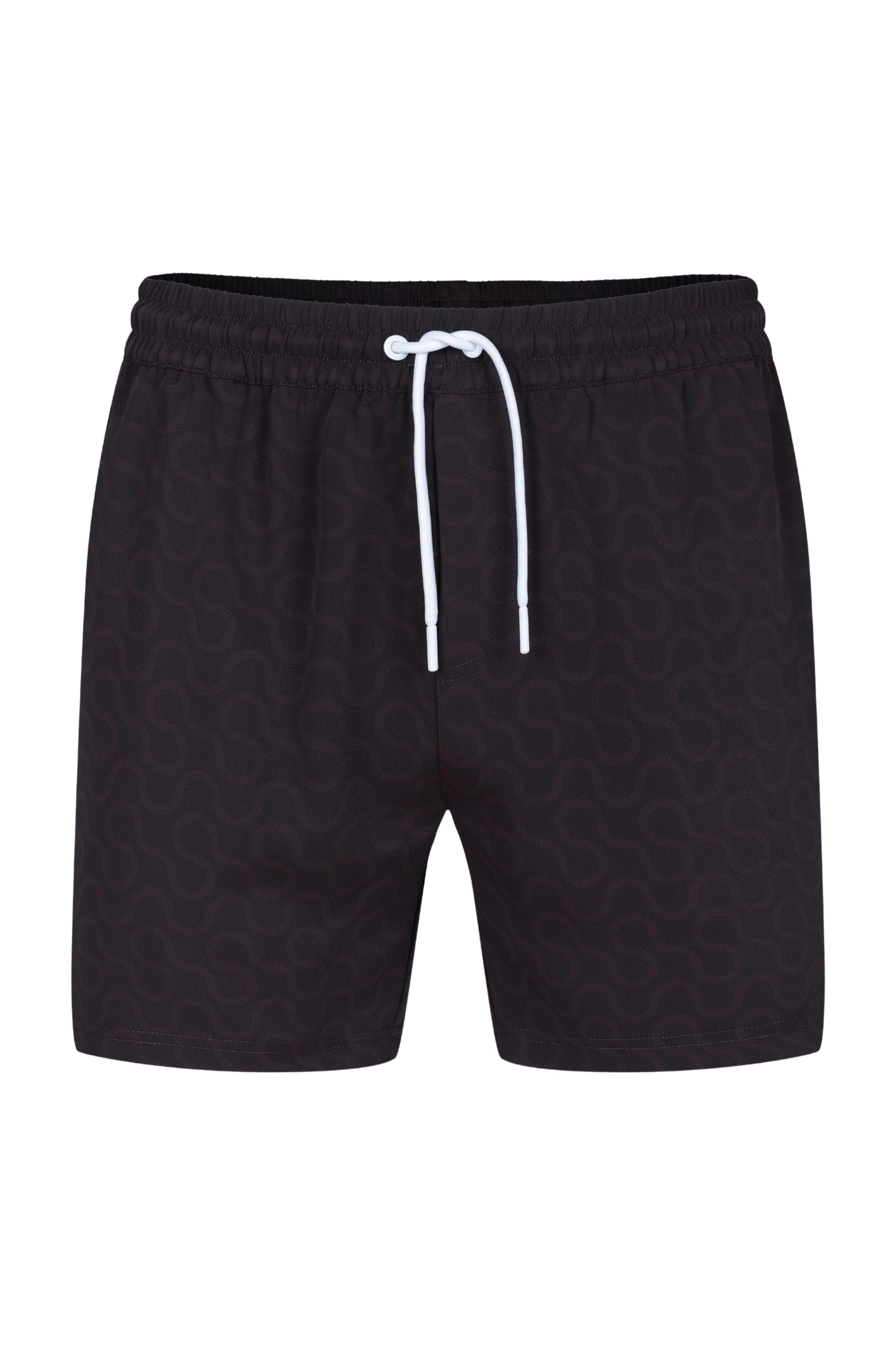 Brezza Wave Swim Short - Brown/Light Brown