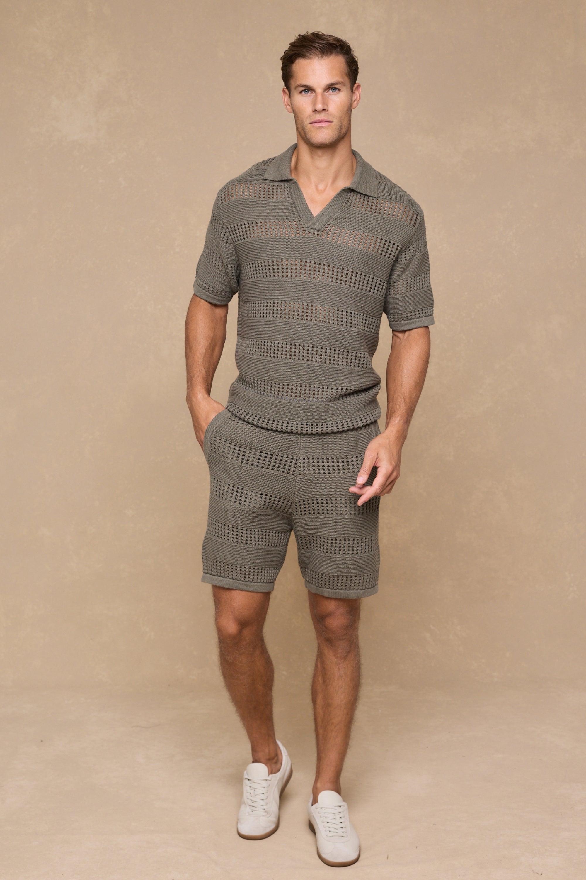 Frattina Crochet Short - Sage