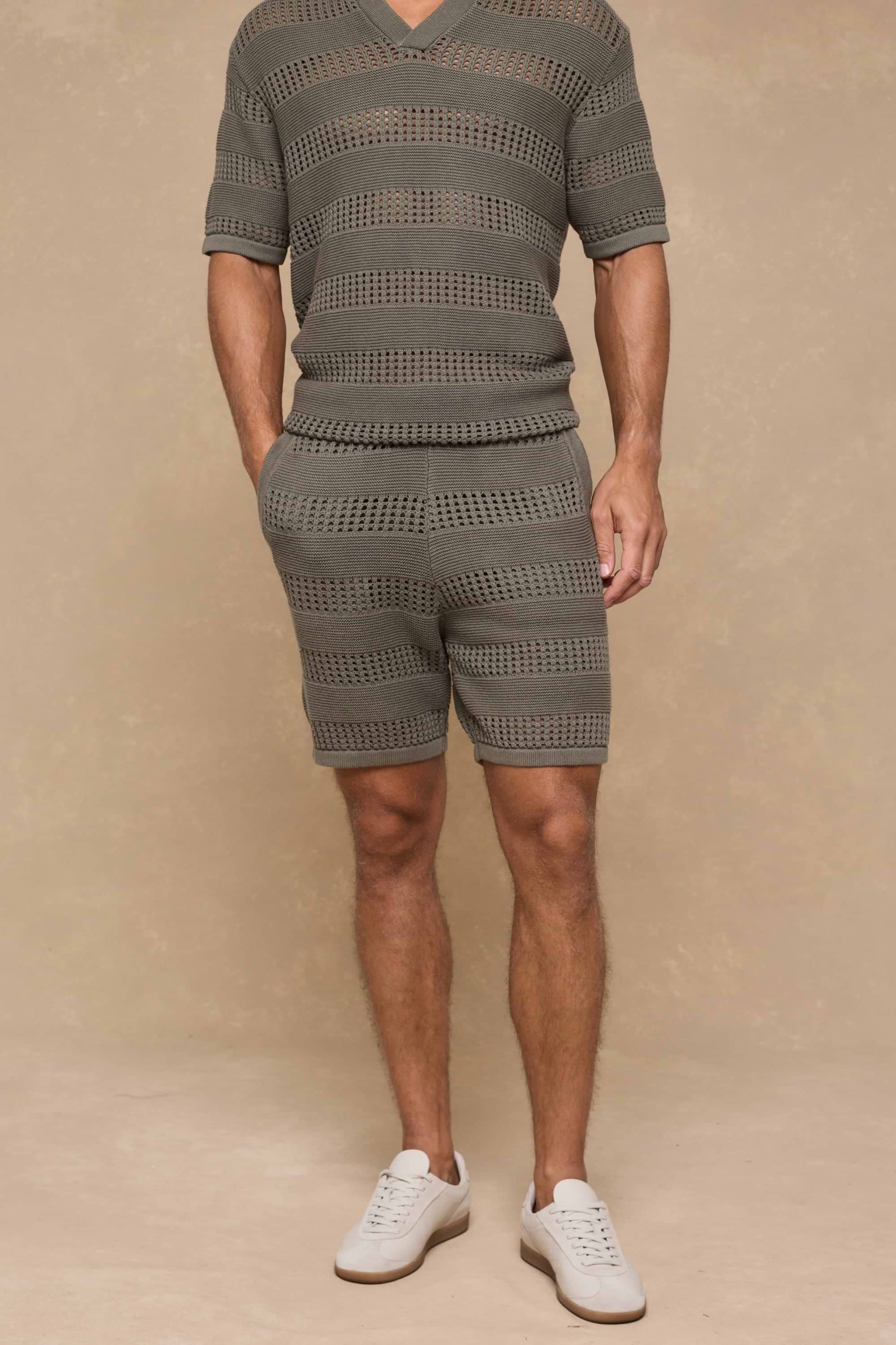 Frattina Crochet Short - Sage