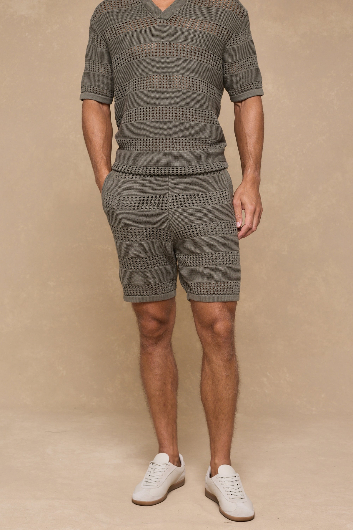 Frattina Crochet Short - Sage