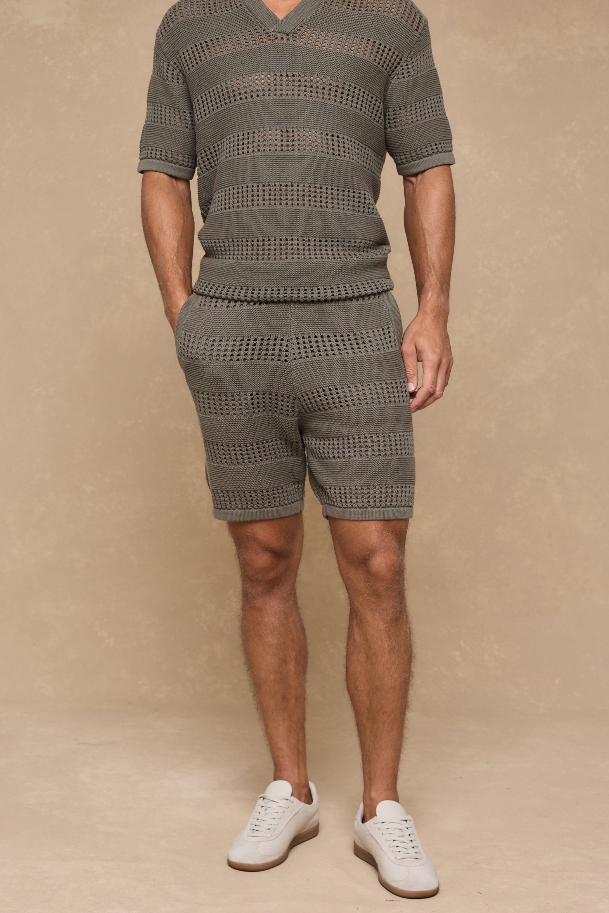 Frattina Crochet Short - Sage